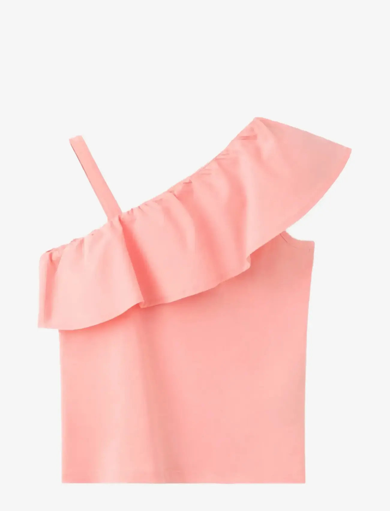 Mango - Off-the-shoulder frill top - Ærmeløs undertrøje - bright red - 1