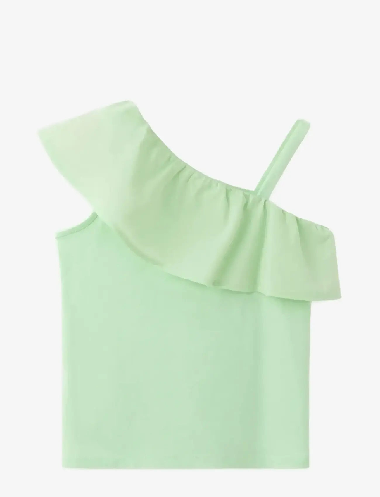 Mango - Off-the-shoulder frill top - Ærmeløs undertrøje - bright yellow - 0