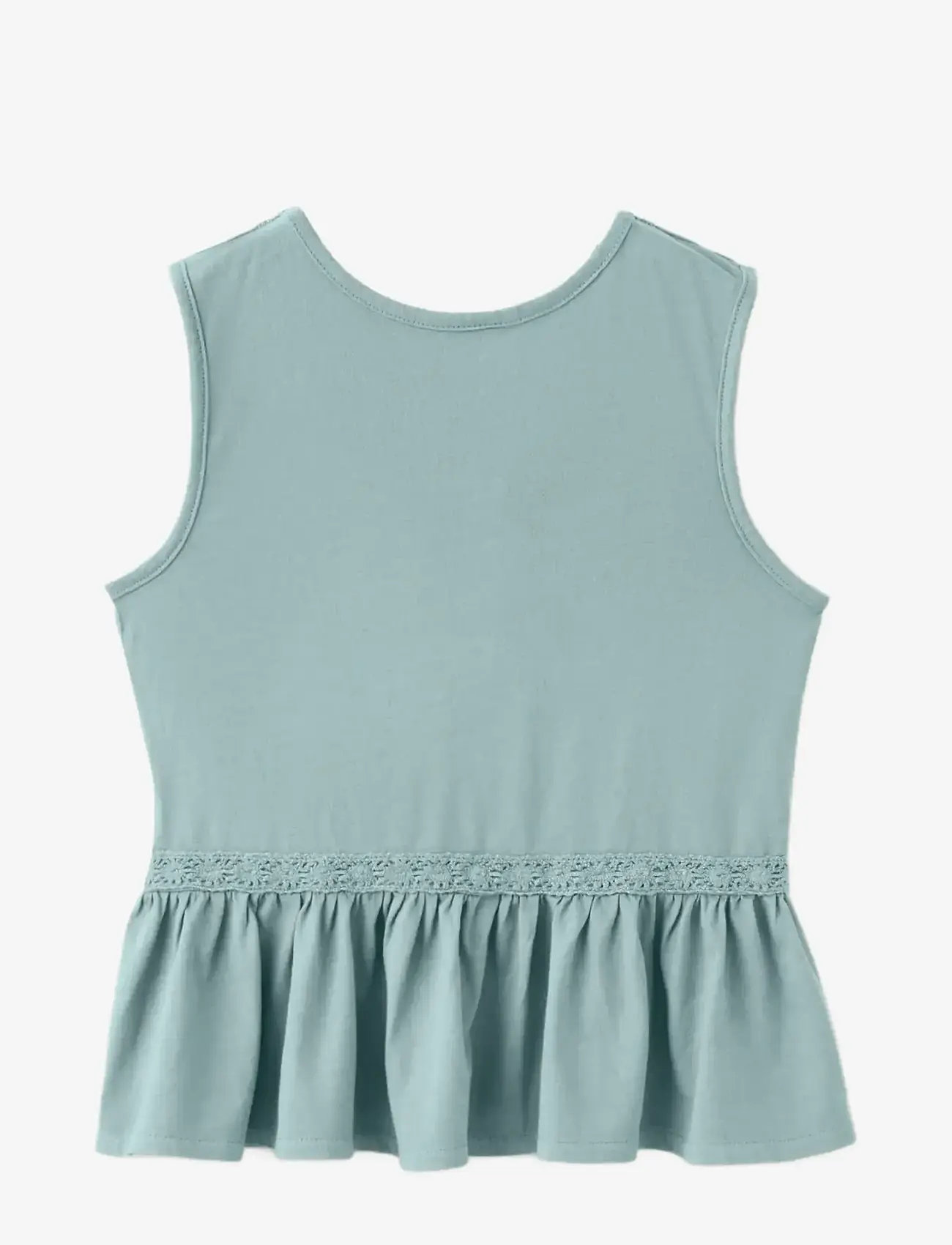 Mango - Embroidered detail bow top - Ærmeløs undertrøje - dark blue - 1