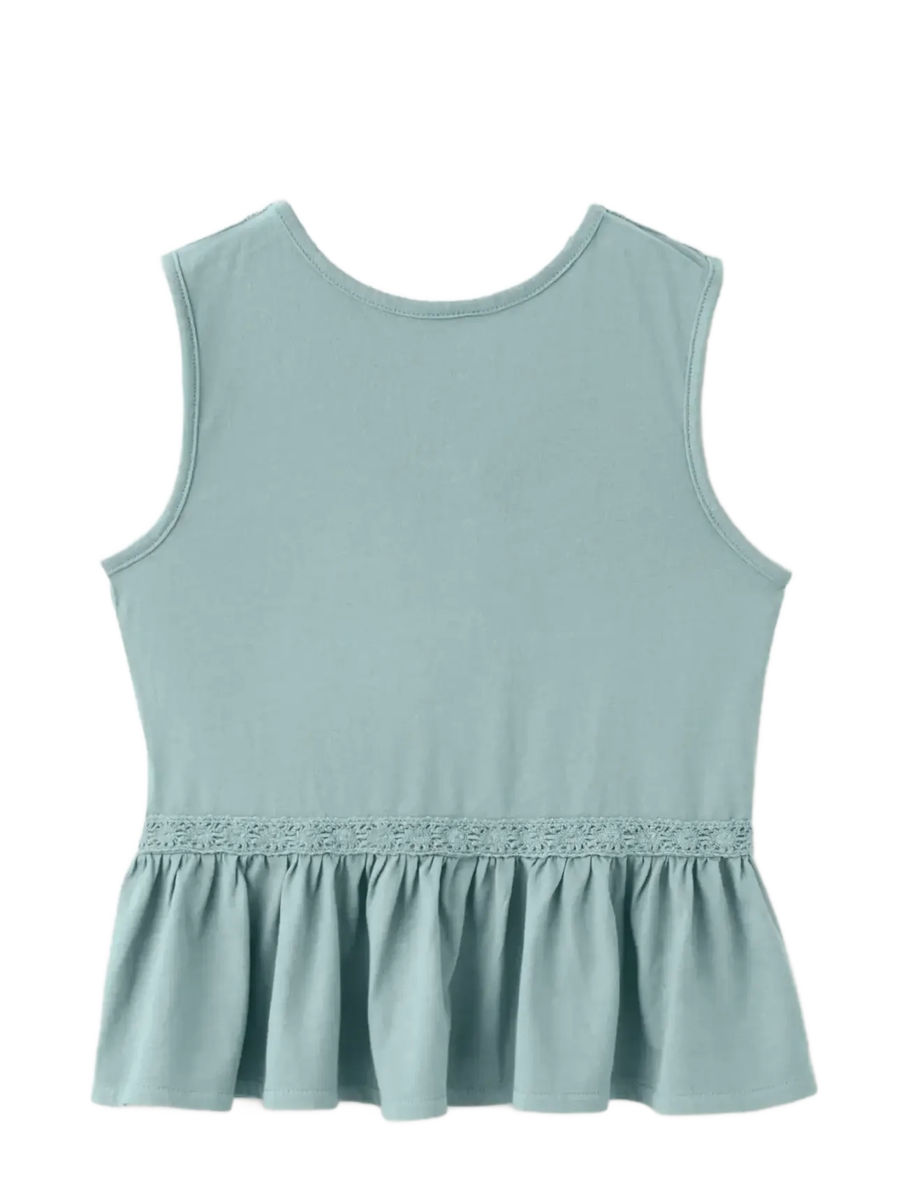 Mango - Embroidered detail bow top - linnen - dark blue - 1