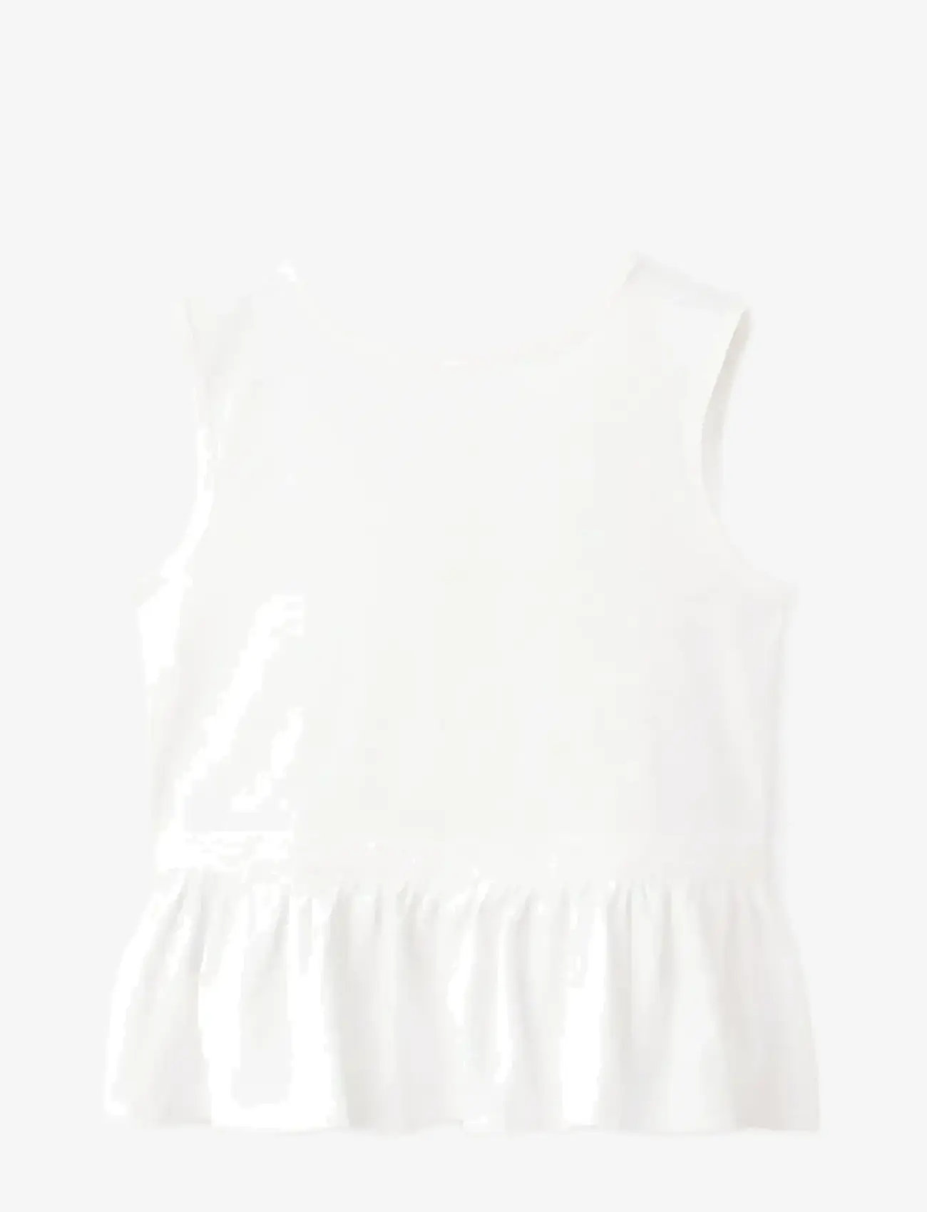 Mango - Embroidered detail bow top - Ærmeløs undertrøje - natural white - 1
