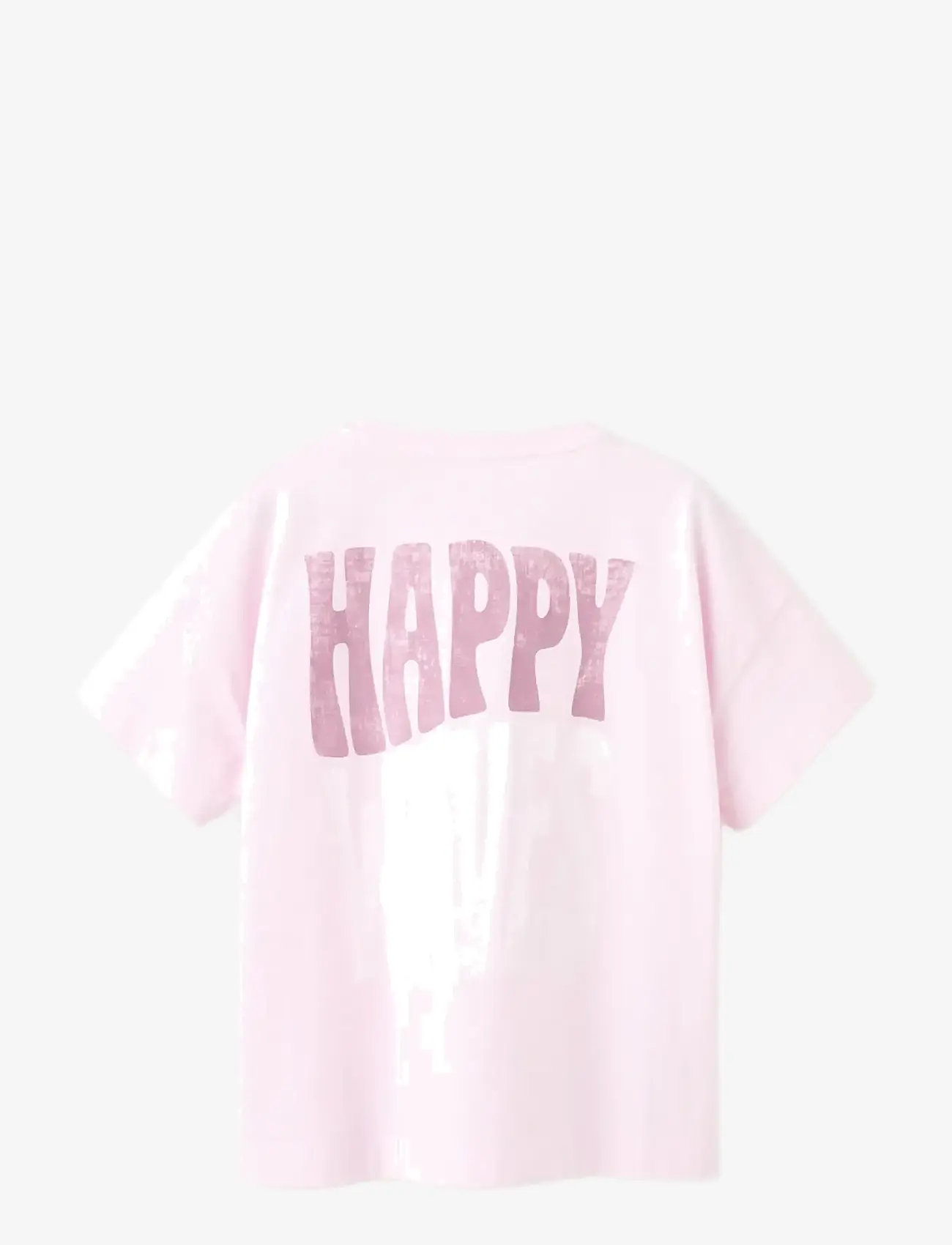 Mango - Printed cotton-blend t-shirt - kortærmede t-shirts - lt-pastel purple - 1