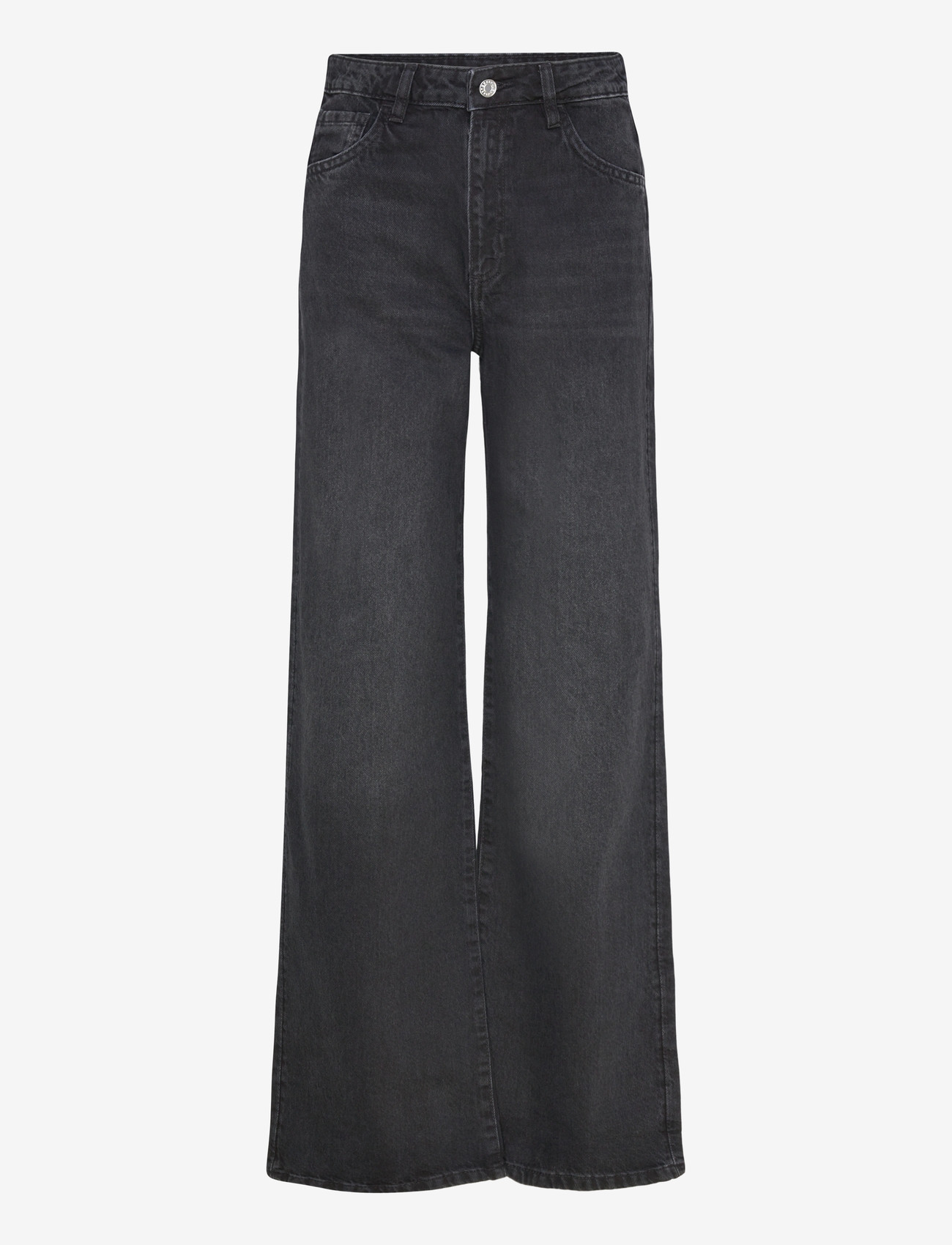 Mango - Danila high-waisted wide leg jeans - brede jeans - open grey - 1