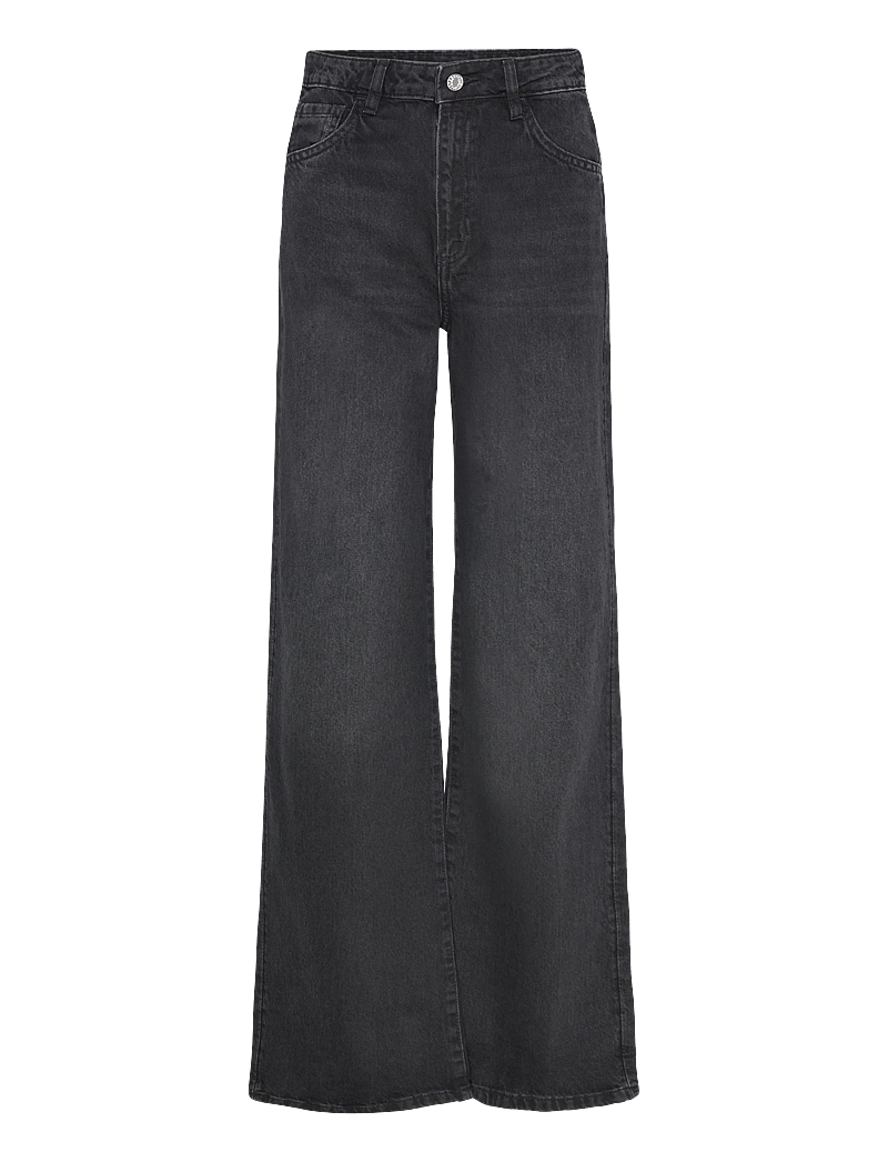Mango - Danila high-waisted wide leg jeans - brede jeans - open grey - 1