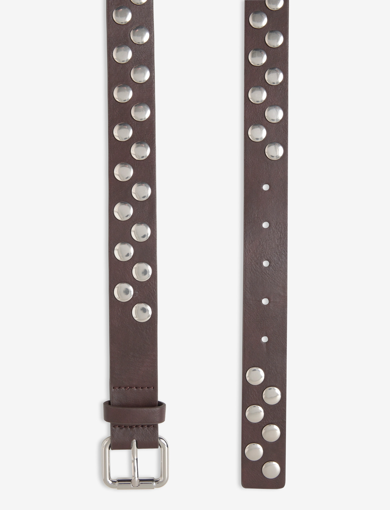 Mango - Studded belt - laveste priser - dark brown - 1