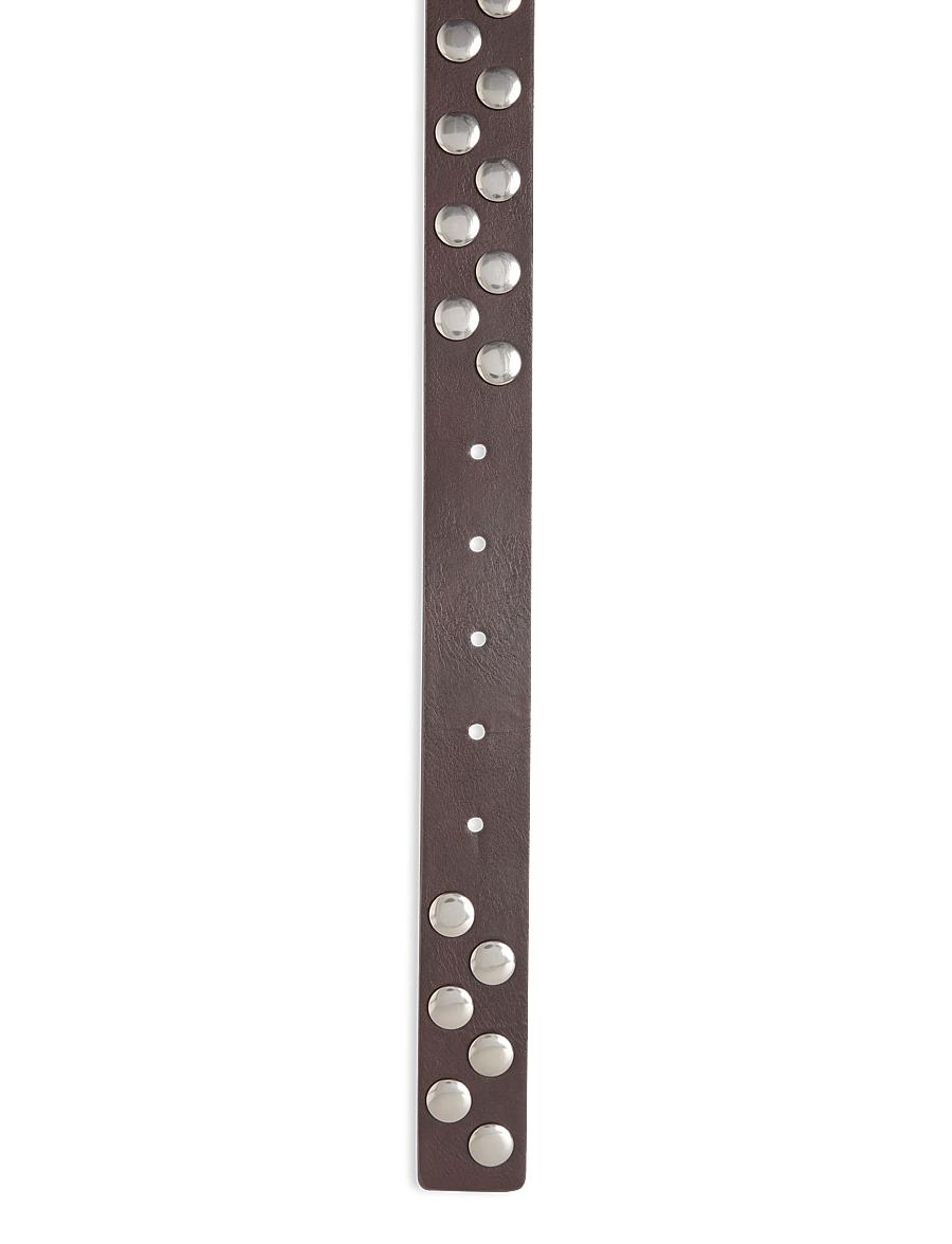 Mango - Studded belt - casual bælter - dark brown - 2