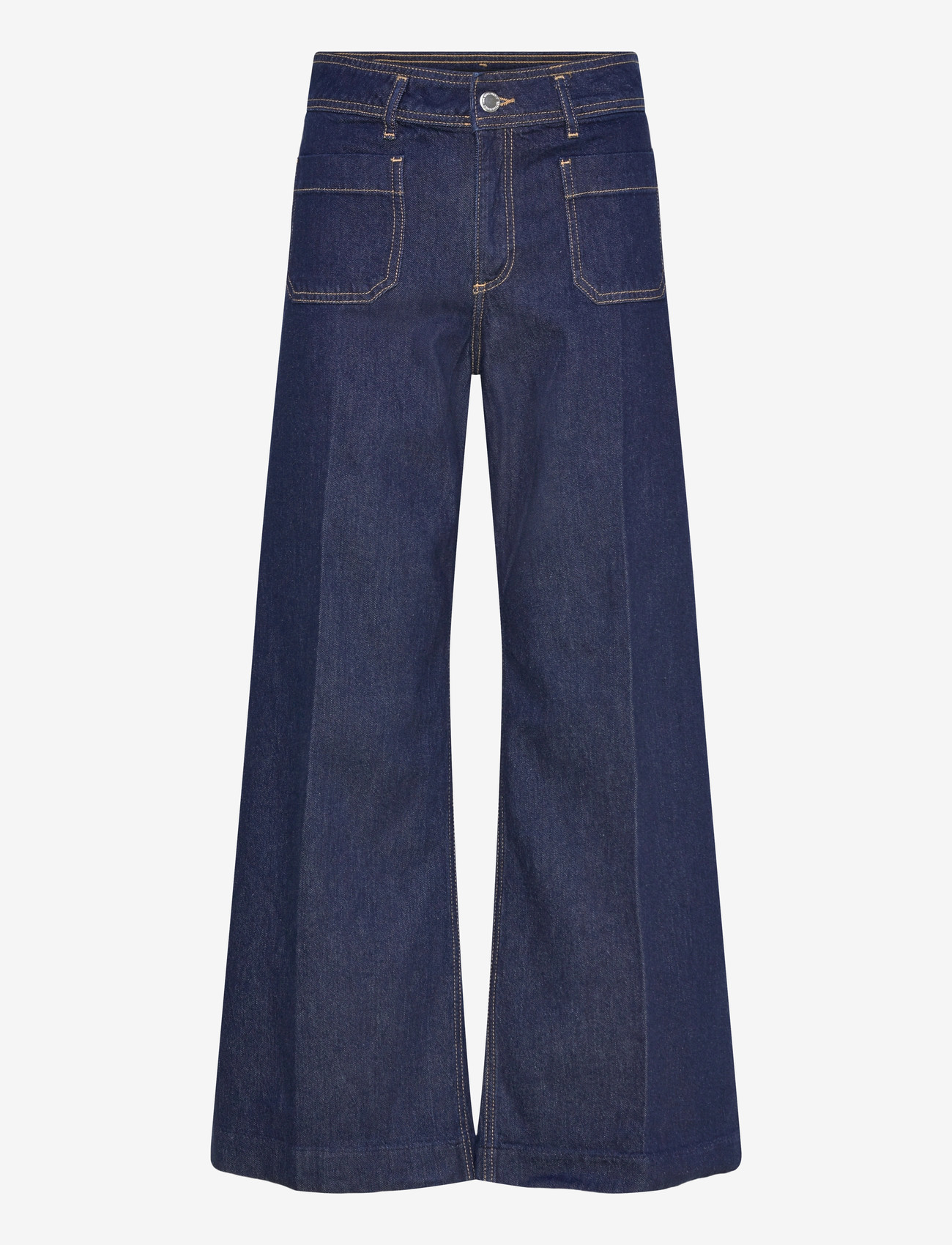 Mango - Wide leg jeans with pockets - wide leg jeans - open blue - 1