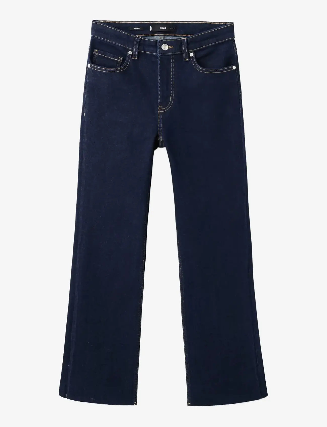 Mango - Sienna flared cropped jeans - lowest prices - open blue - 1