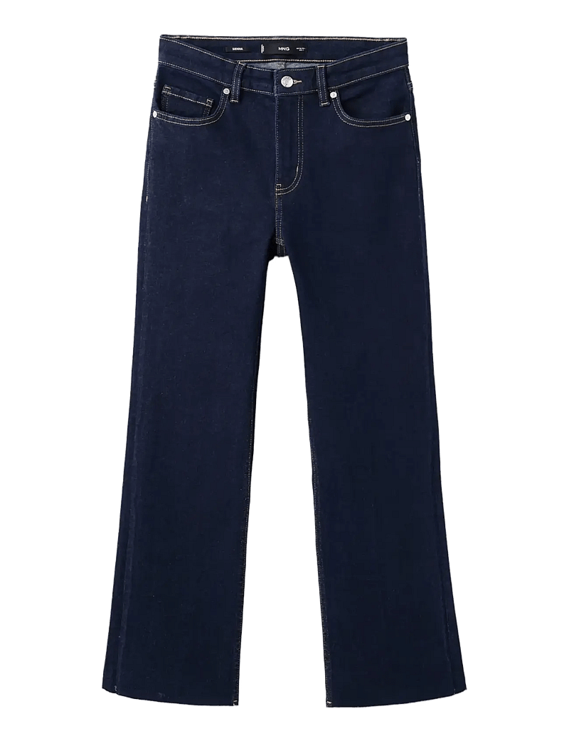 Mango - Sienna flared cropped jeans - flared jeans - open blue - 1