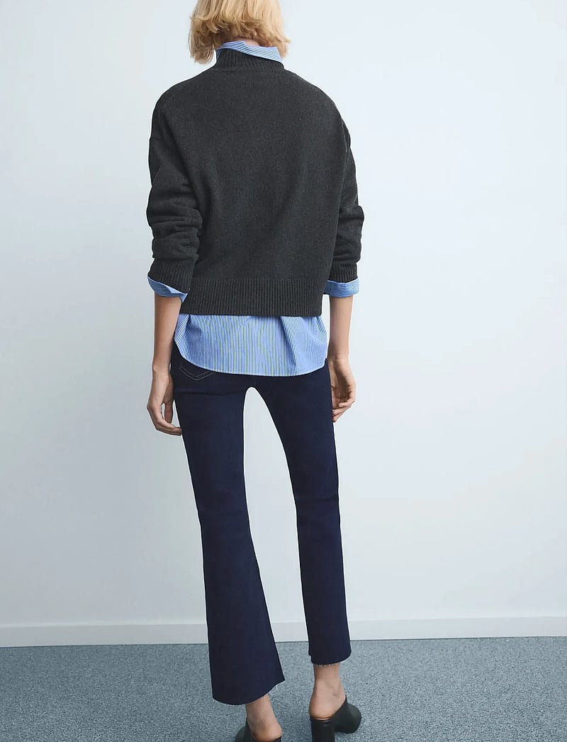 Mango - Sienna flared cropped jeans - flared jeans - open blue - 2