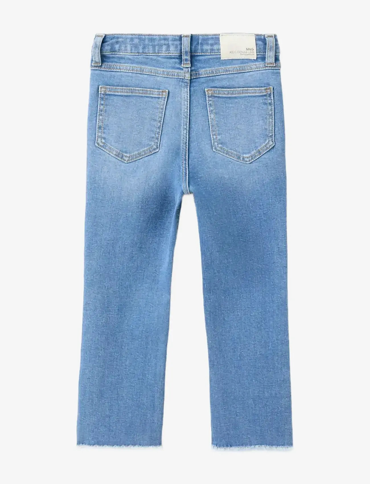 Mango - Frayed low-rise skinny jeans - skinny jeans - open blue - 2