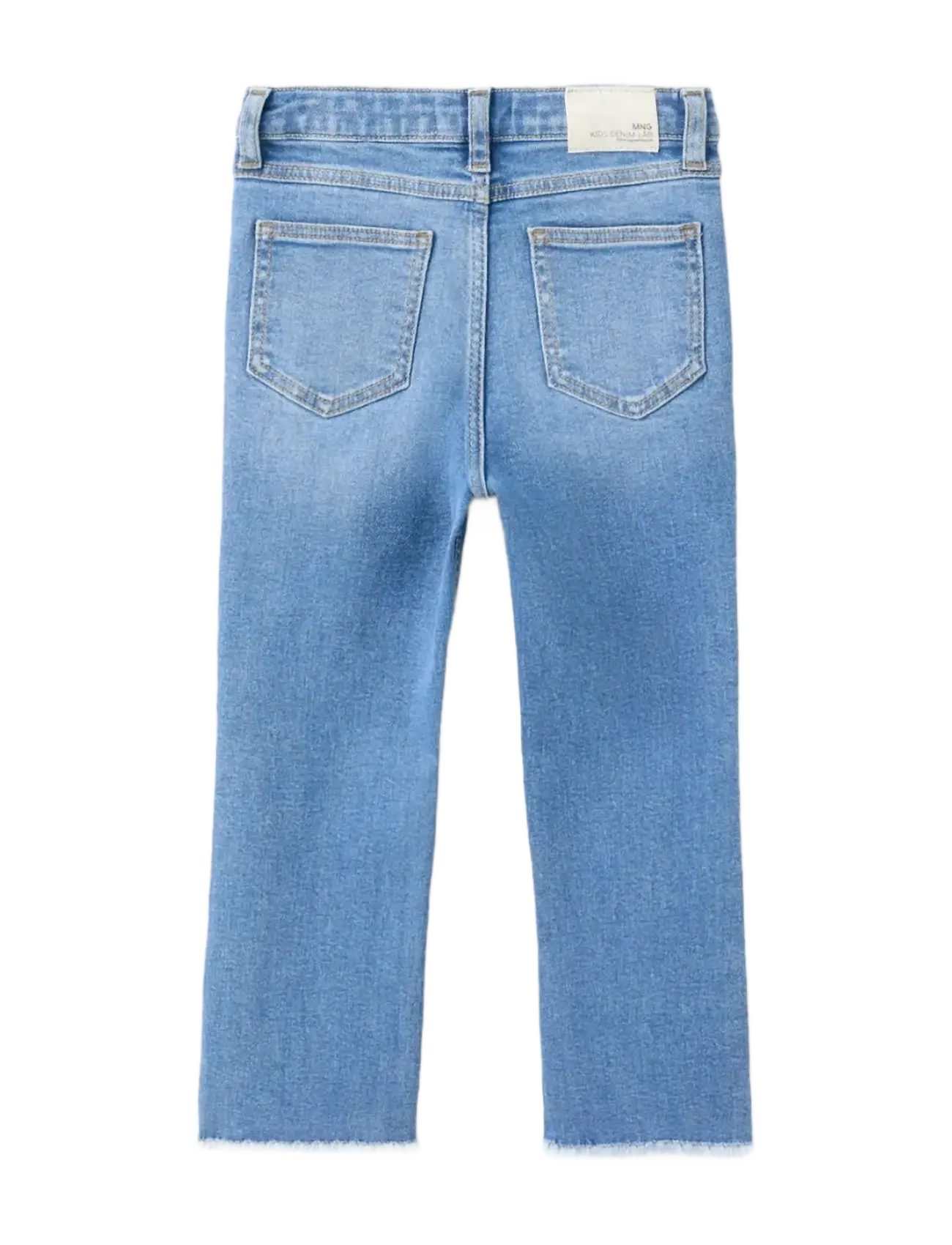 Mango - Frayed low-rise skinny jeans - skinny jeans - open blue - 2