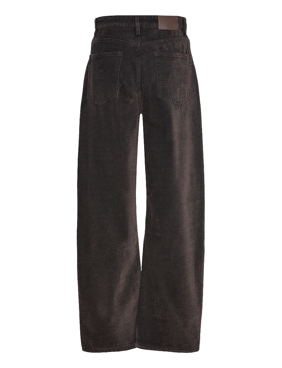 Mango - Velvet balloon jeans - barrel jeans - dark brown - 2
