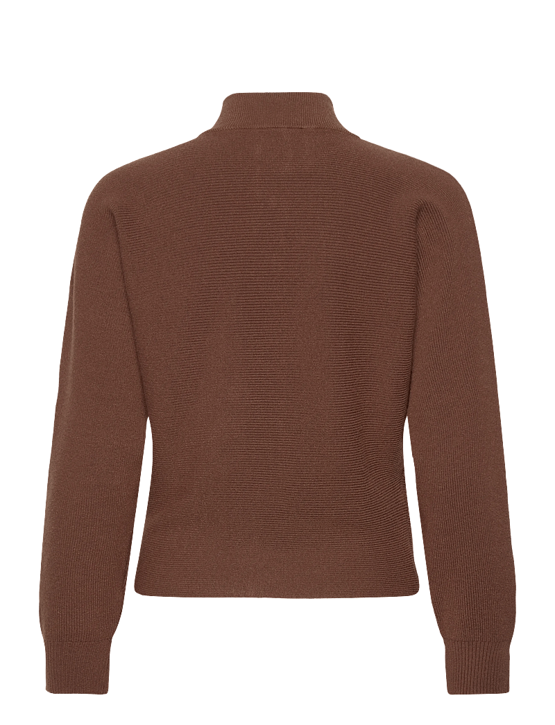 Mango - Turtleneck sweater with jewel buttons - pullover - brown - 2