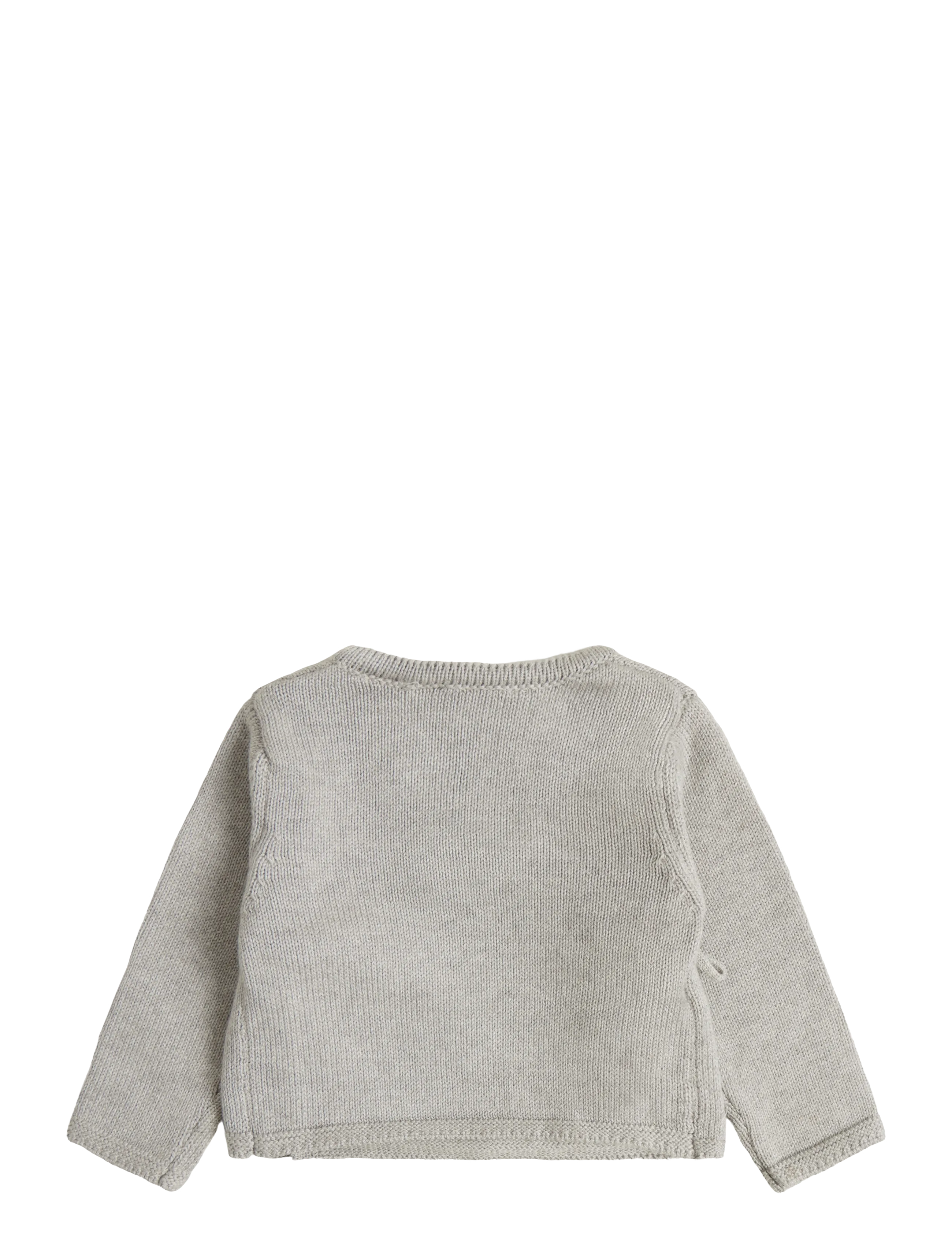 Mango - Double-breasted cardigan - cardigans - lt pastel grey - 1