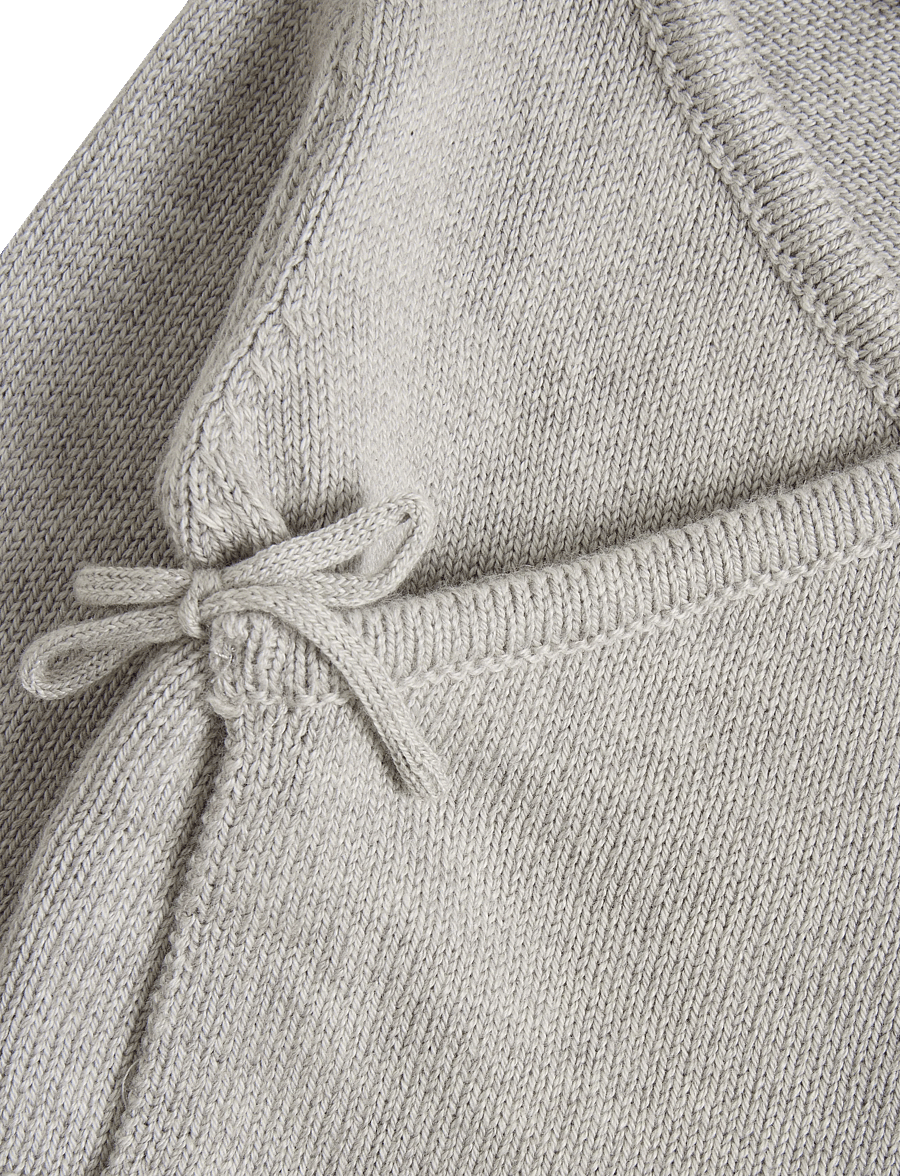 Mango - Double-breasted cardigan - cardigans - lt pastel grey - 2