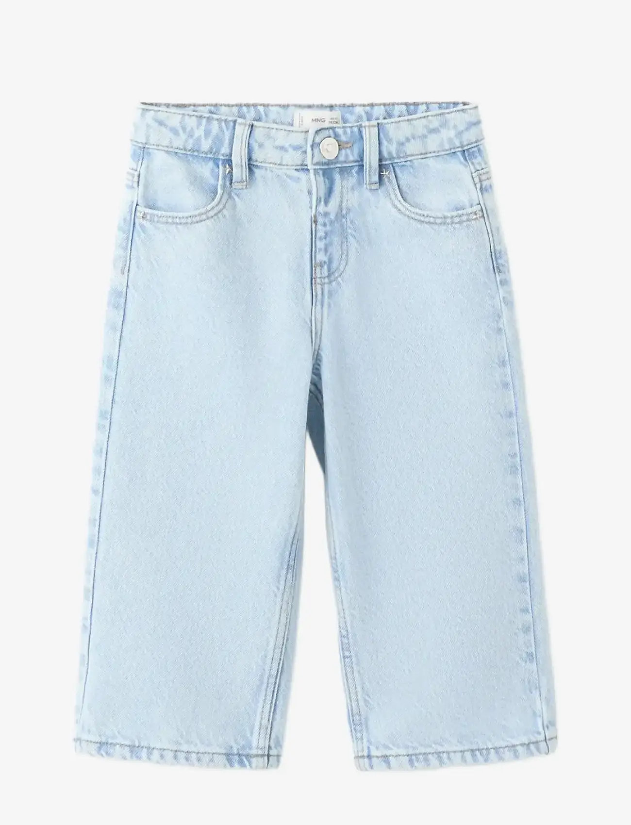 Mango - Jeans culotte mid-waist comfort - brede jeans - open blue - 1