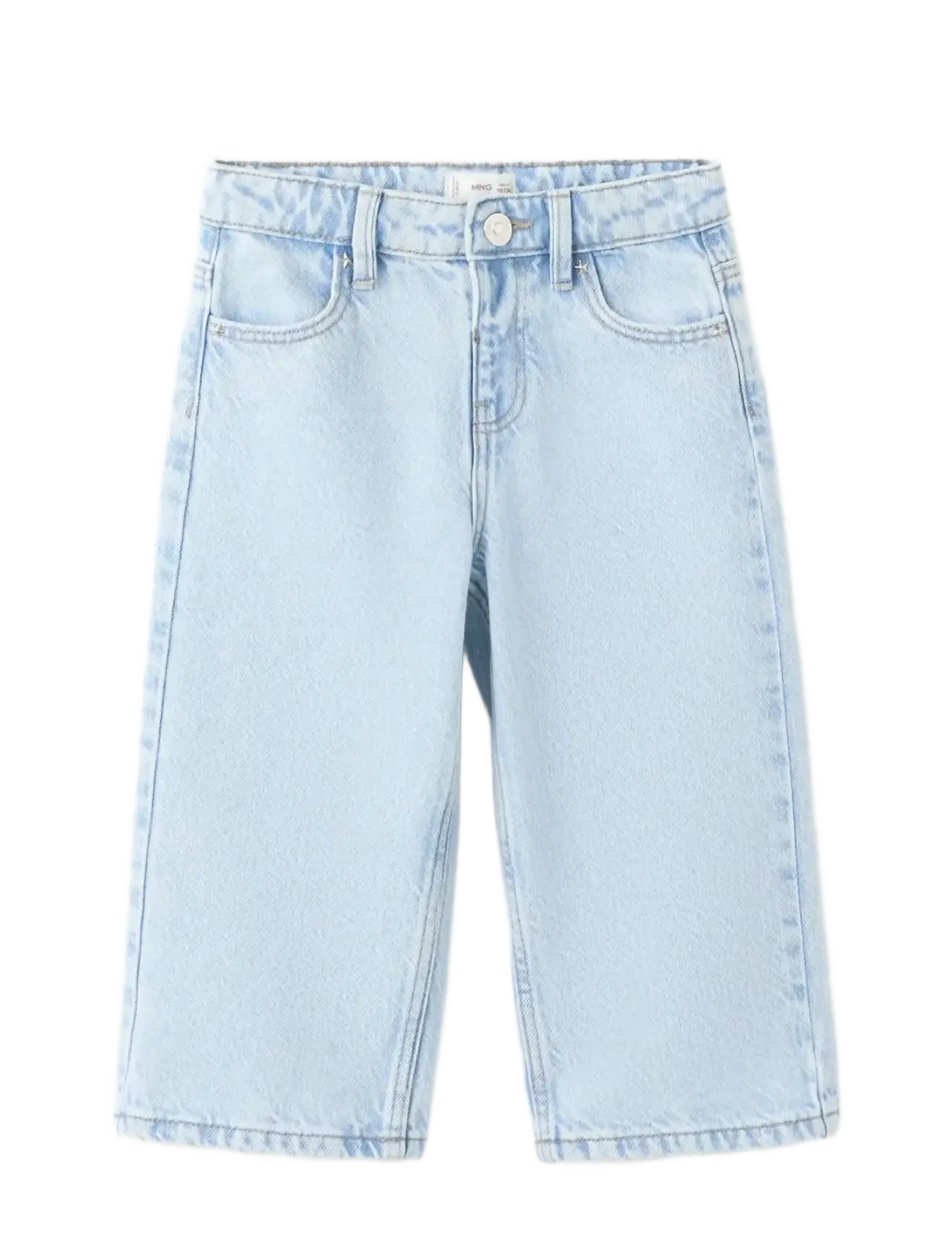 Mango Jeans culotte mid-waist comfort - Jeans - OPEN BLUE / blue