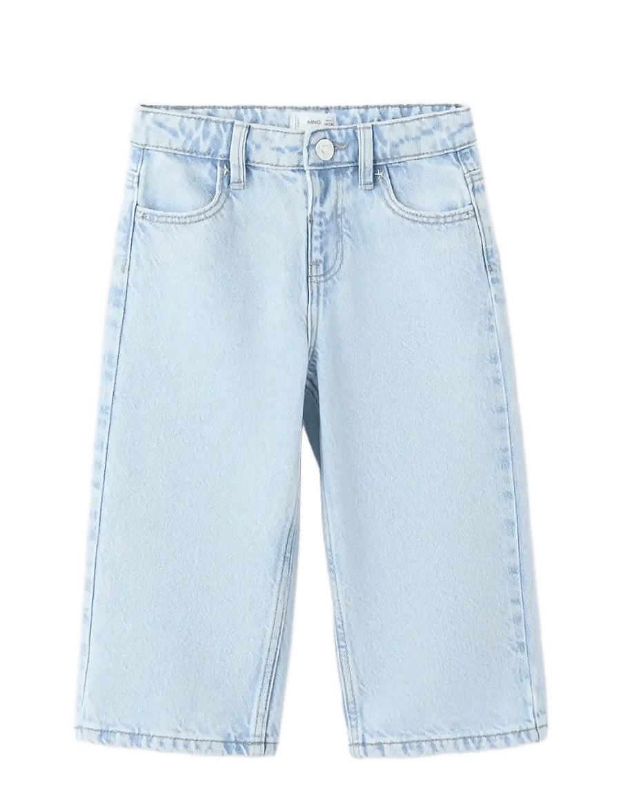 Mango - Jeans culotte mid-waist comfort - vide jeans - open blue - 1
