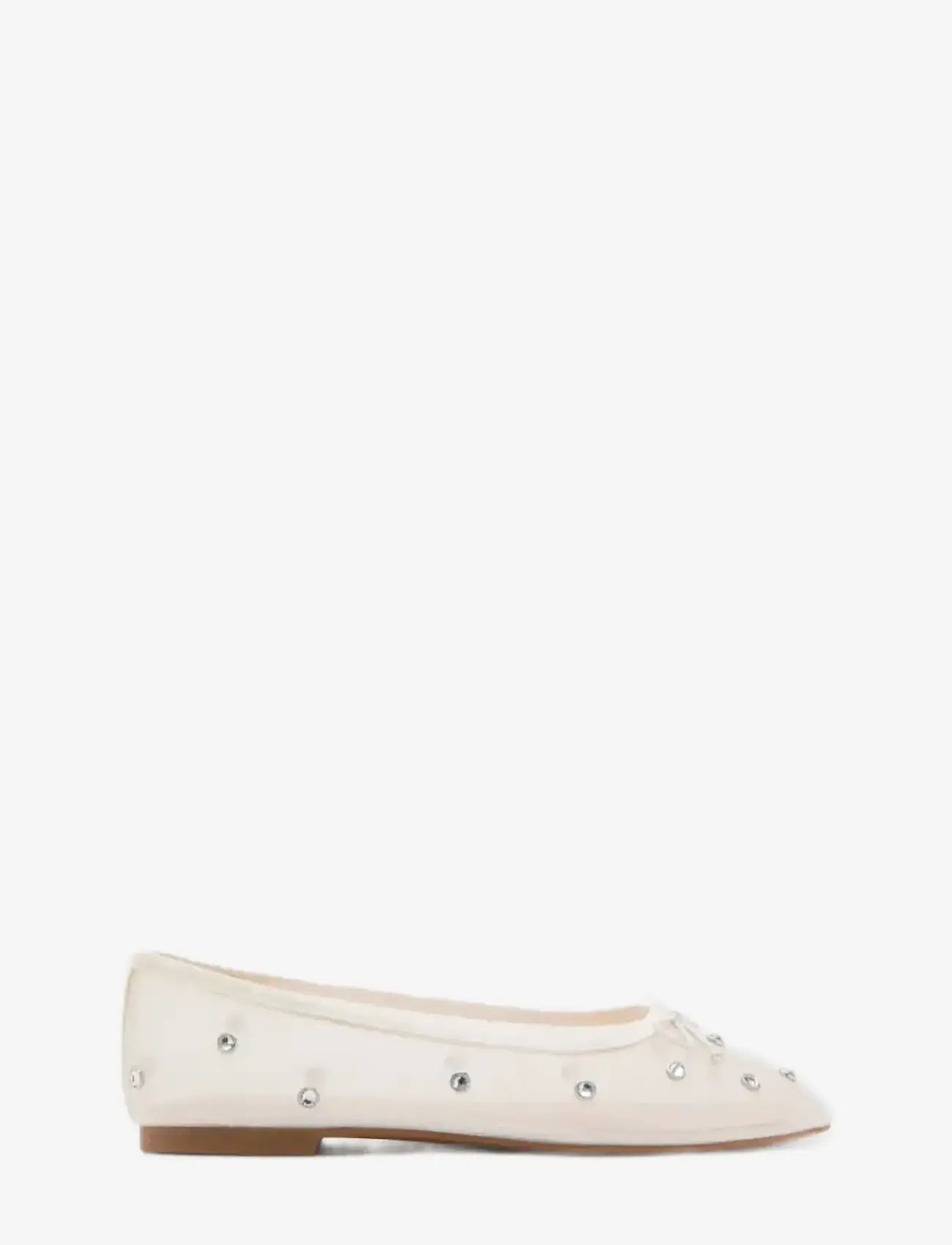 Mango - Rhinestone ballet flats - natural white - 0