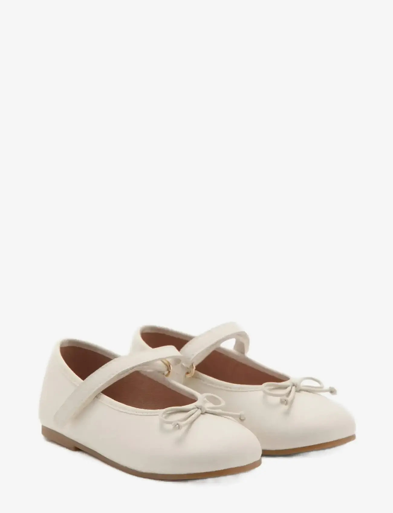 Mango - Ballerinas with strip and bow detail - natural white - 1