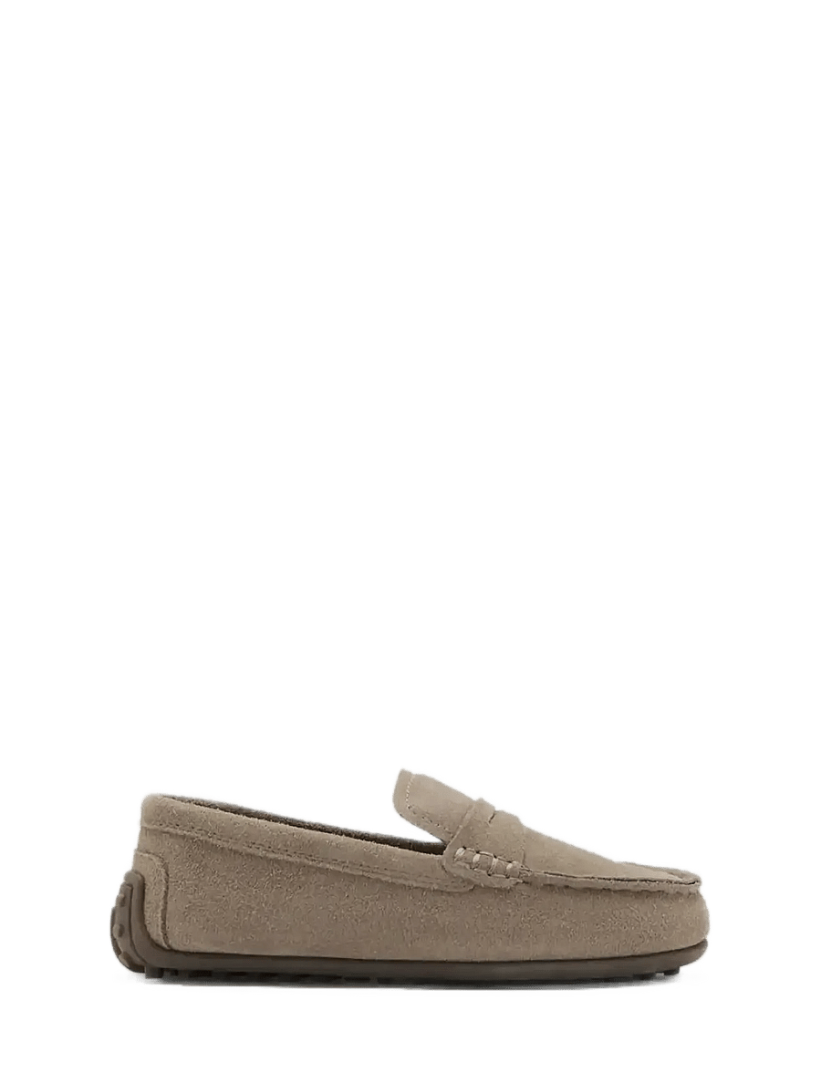 Mango - Leather loafers - lave sneakers - lt pastel brown - 0