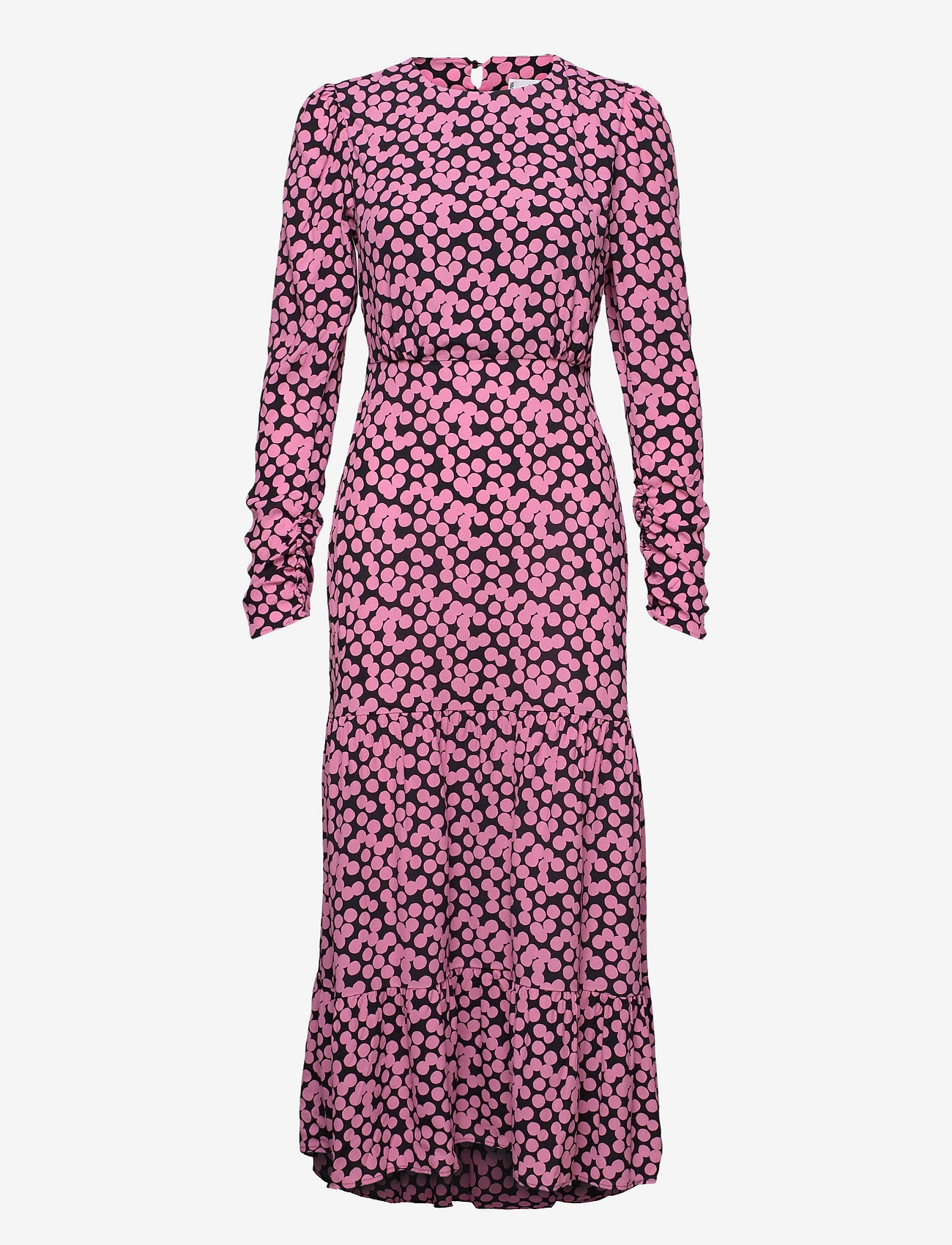 Mango - Printed cut-out detail dress - black - 0