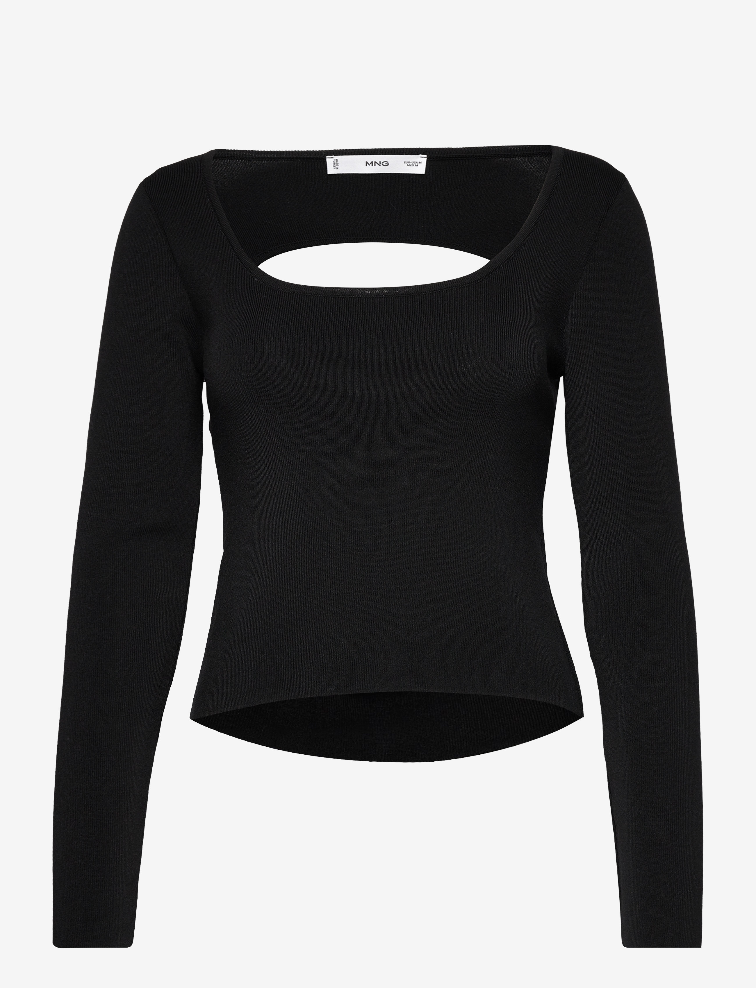 MANGO Open-Back Pullover Schwarz - 23 - Damen