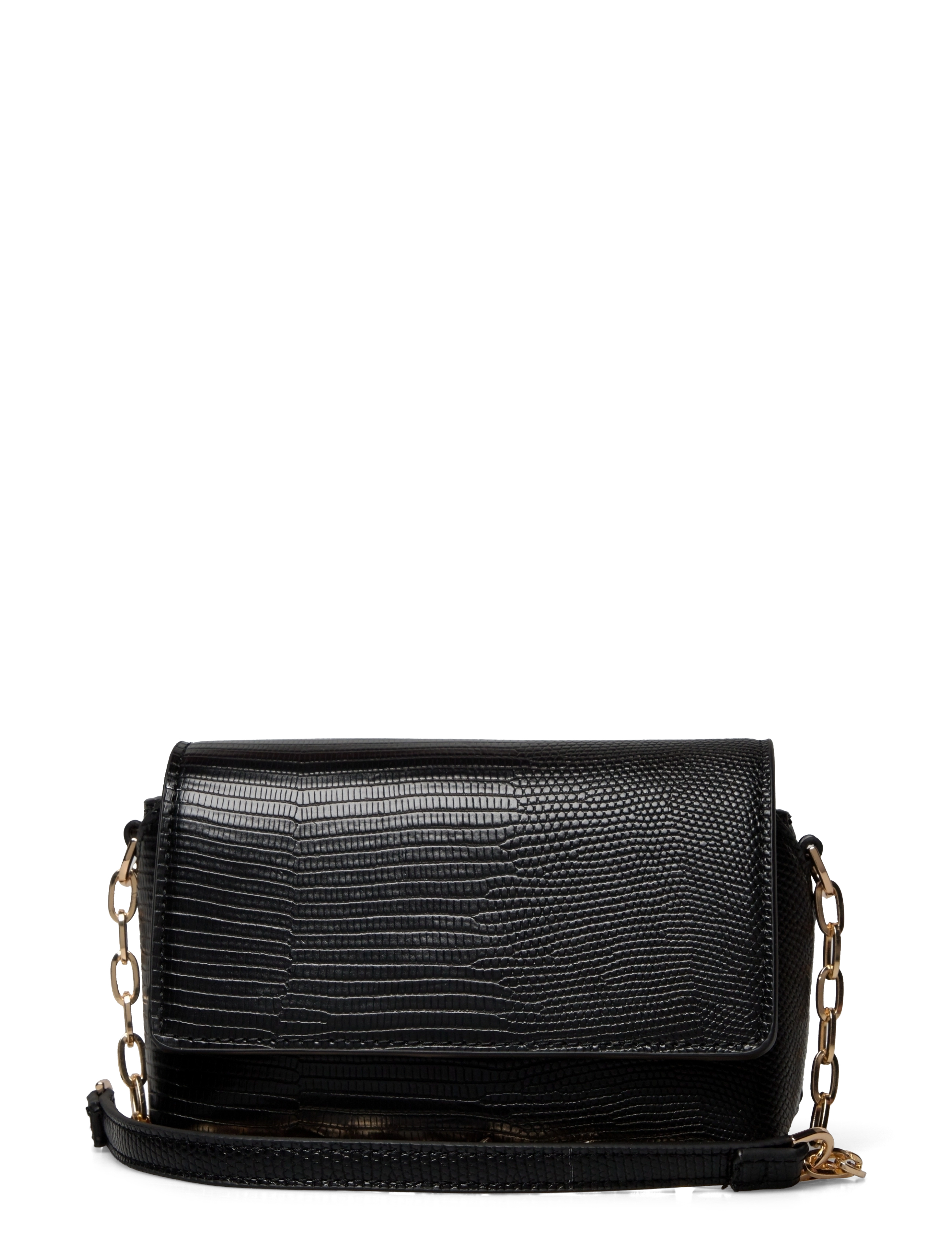 Mango - Crossbody bag with chain - black - 0