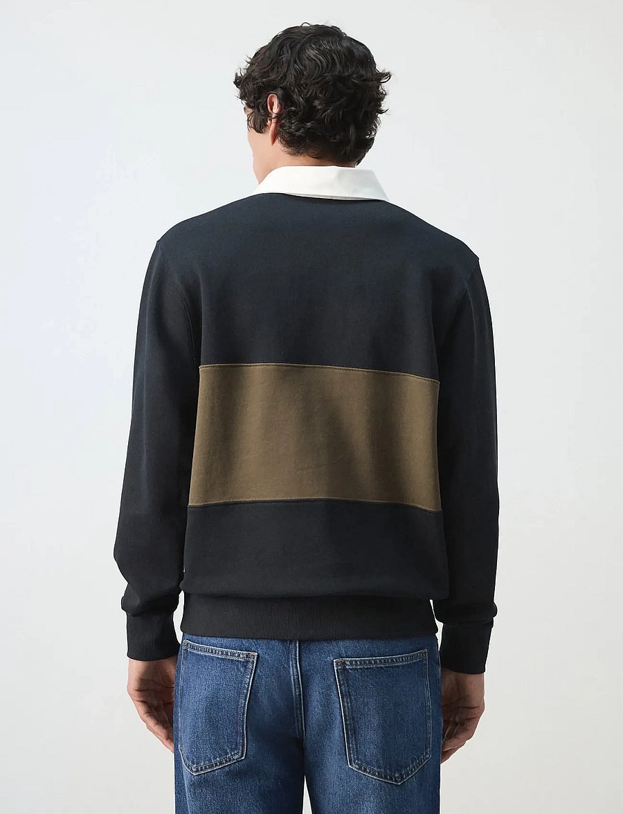 Mango - 100% cotton polo sweatshirt - kollektioner - navy - 2