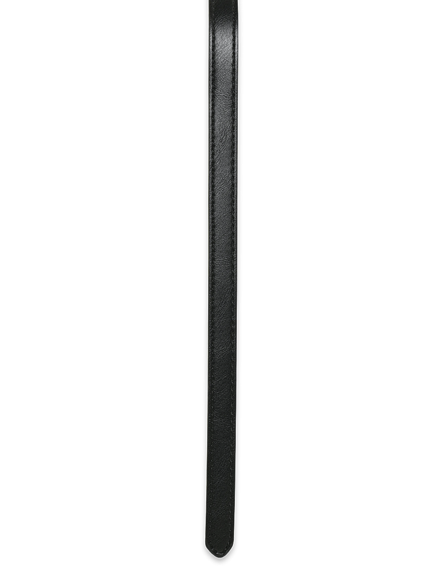 Mango - Thin belt with maxi-buckle - vardagsskärp - black - 2