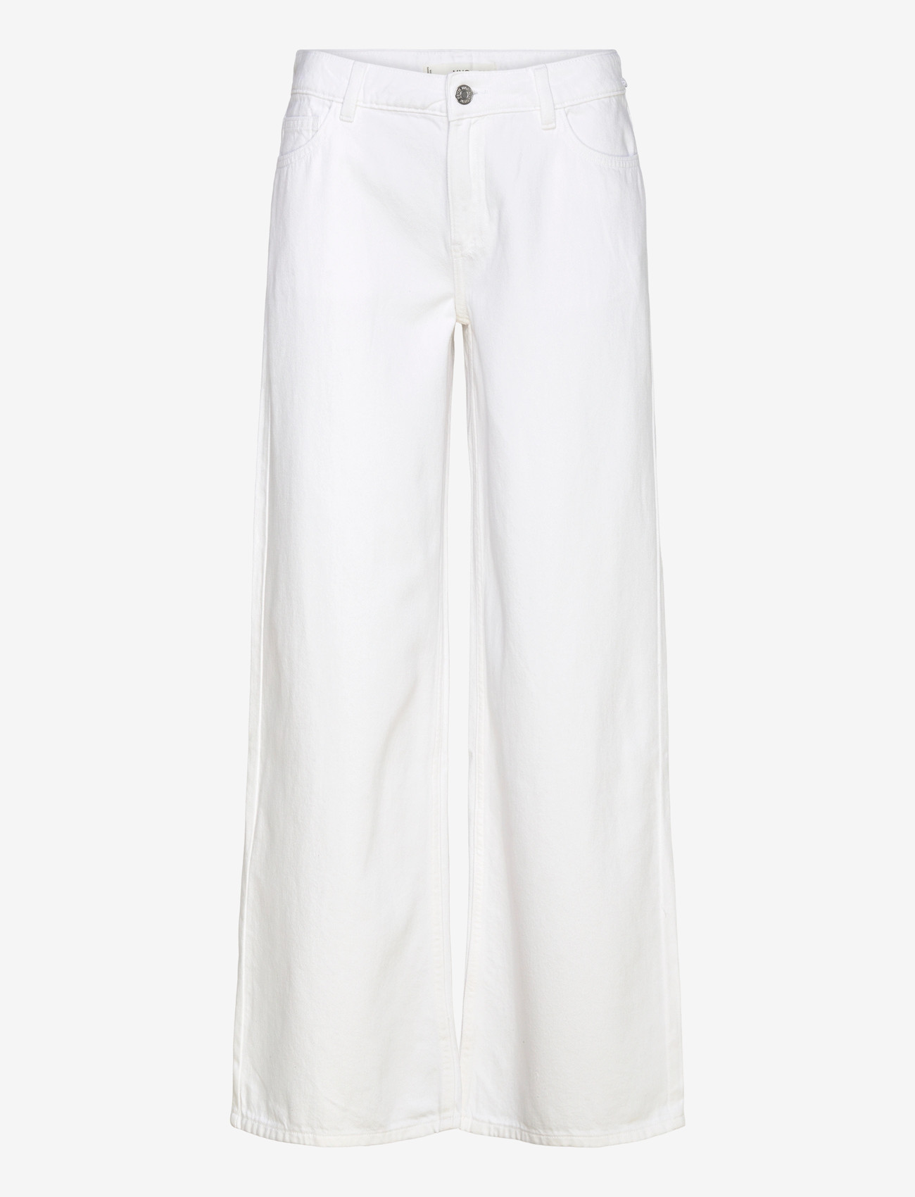 Mango - Jean wide leg removable scarf - brede jeans - natural white - 3