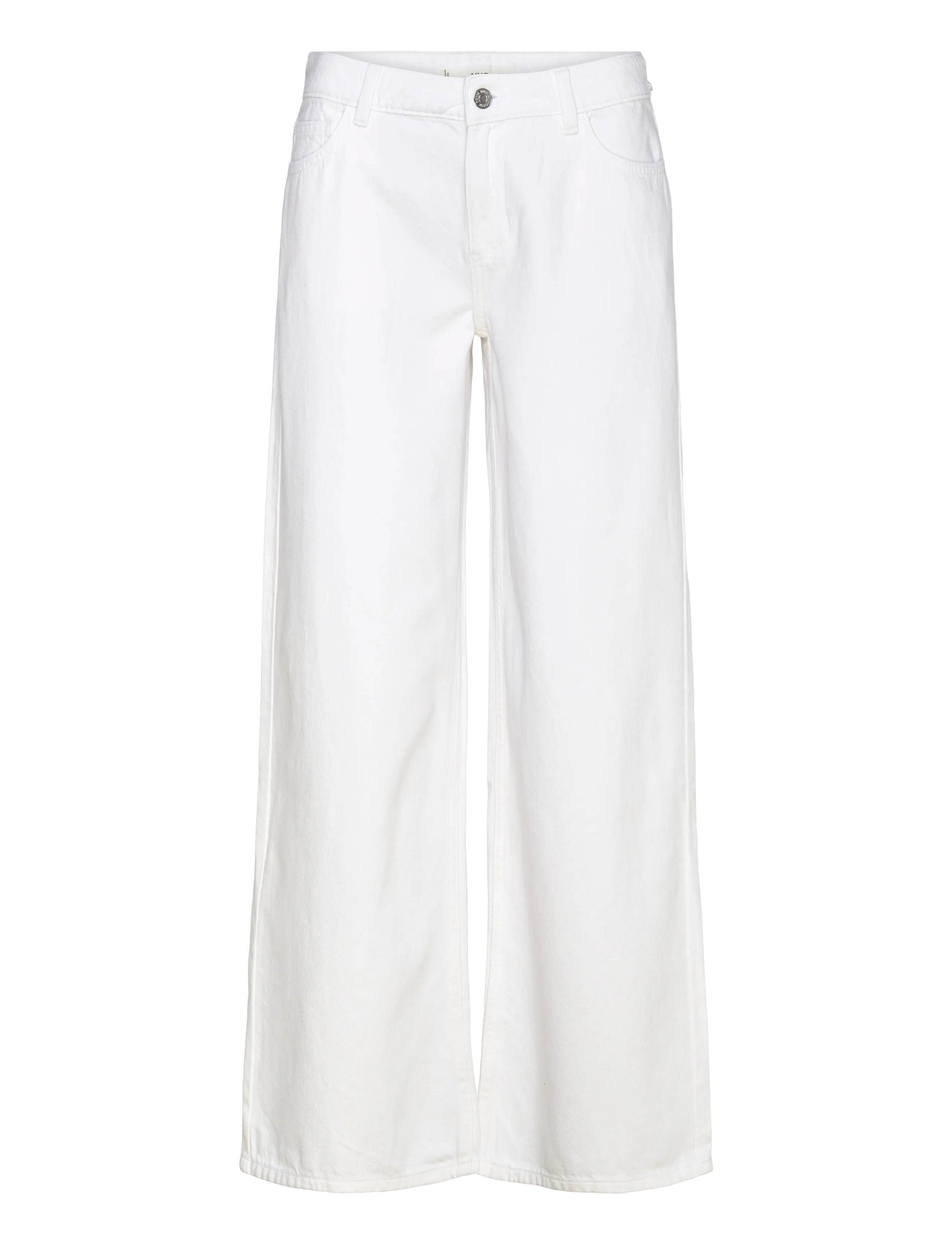 Mango - Jean wide leg removable scarf - vida jeans - natural white - 3