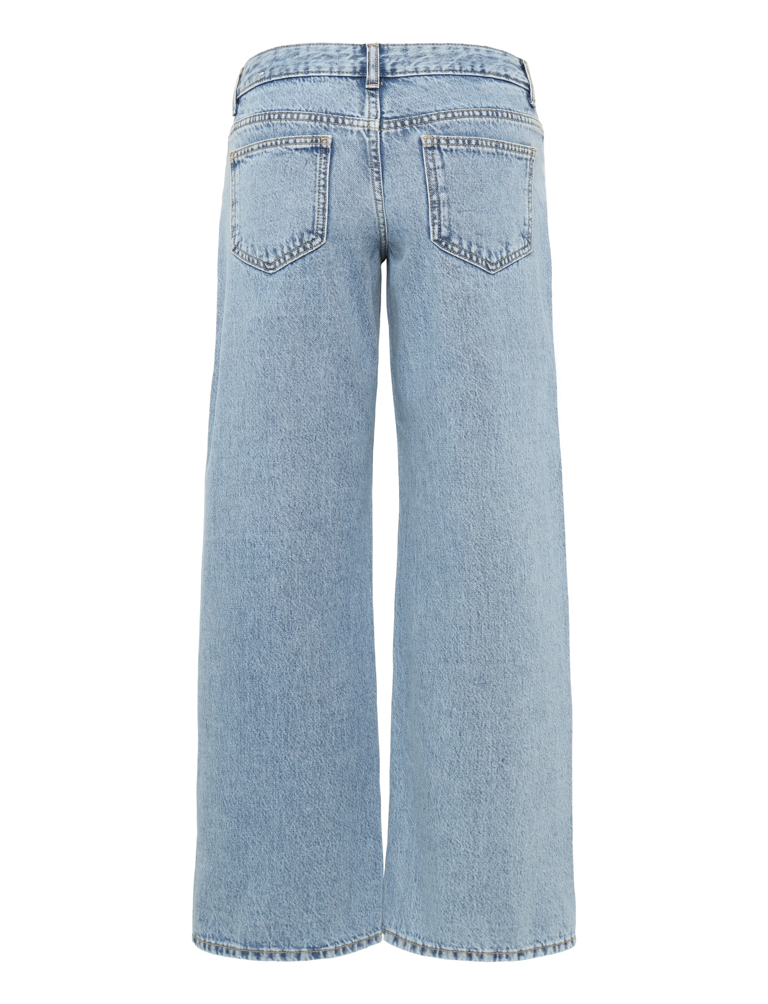 Mango - Embroidered straight-leg jeans - vida jeans - open blue - 2