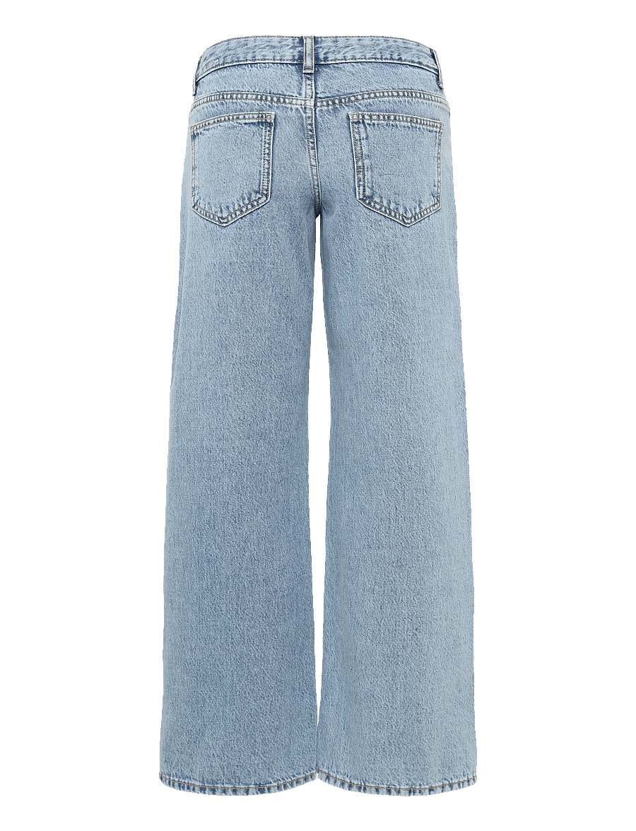 Mango - Embroidered straight-leg jeans - vida jeans - open blue - 2