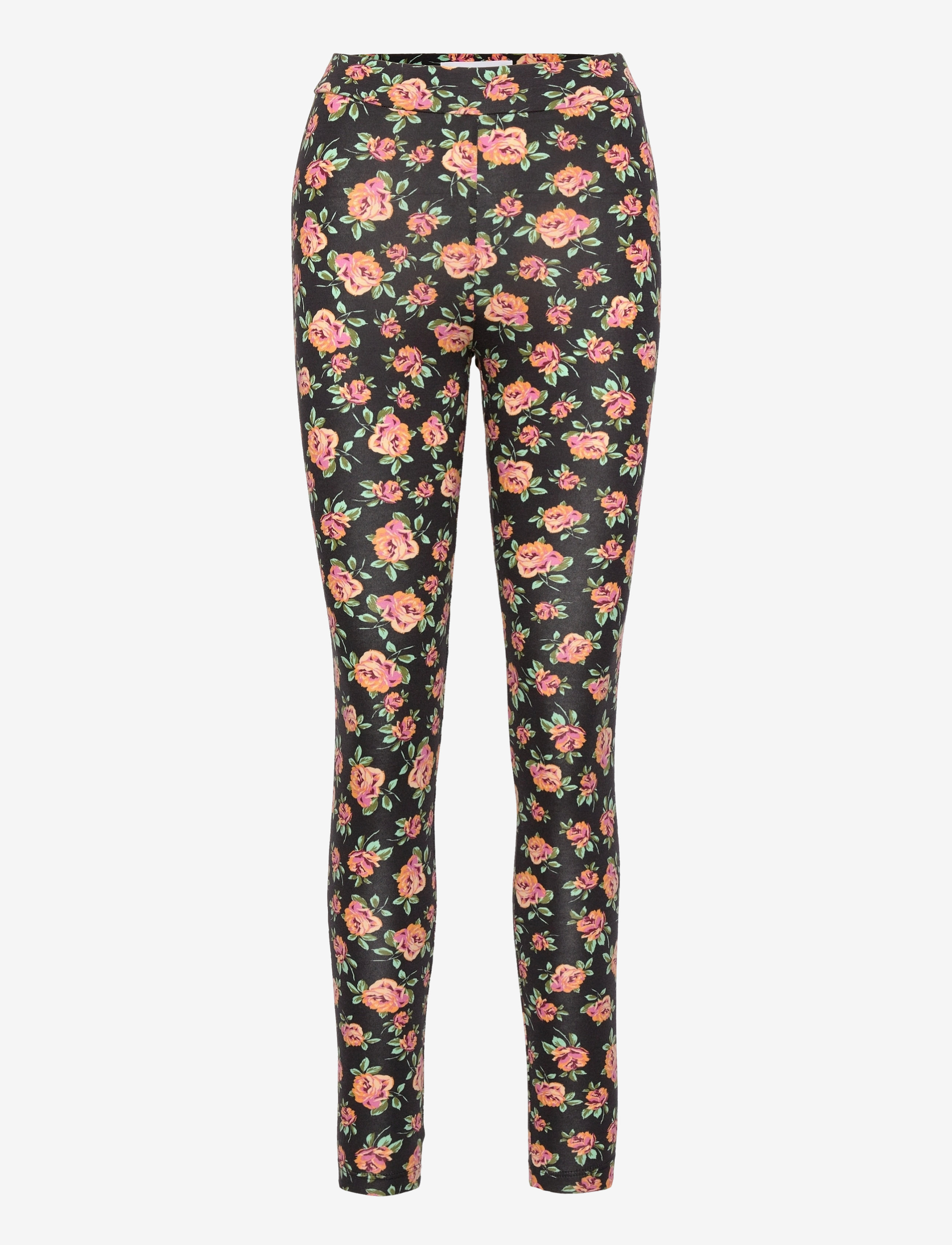 Mango - Floral print leggings - die niedrigsten preise - black - 0