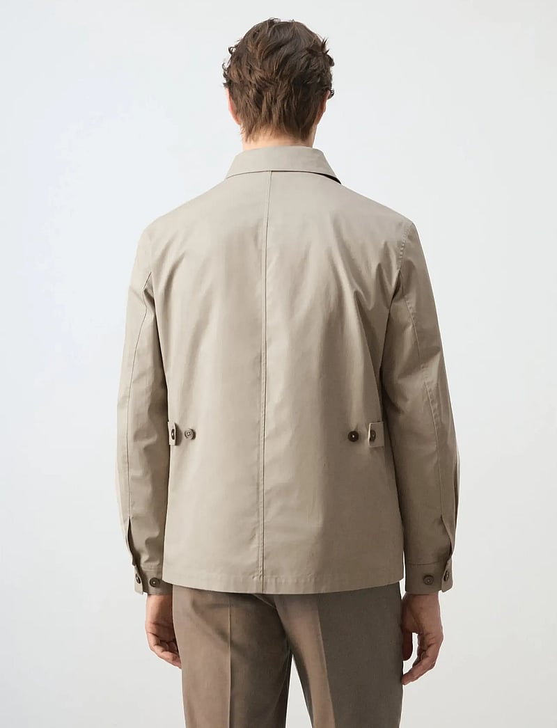 Mango - 100% cotton multi-pocket jacket - forårsjakker - light beige - 2