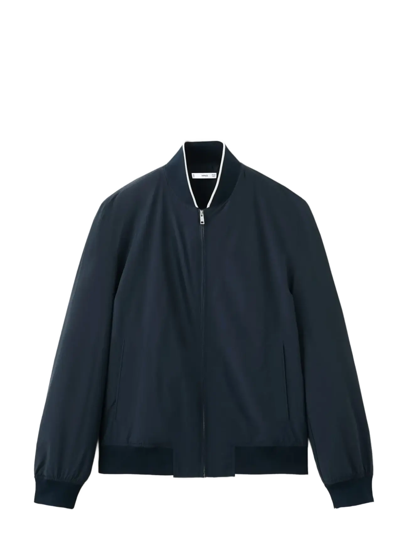 MANGO Lightweight Water-Repellent Bomber Jacke Navy - L - Herren