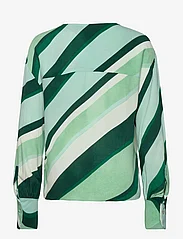 Mango - Oversize printed blouse - langærmede bluser - pastel green - 1