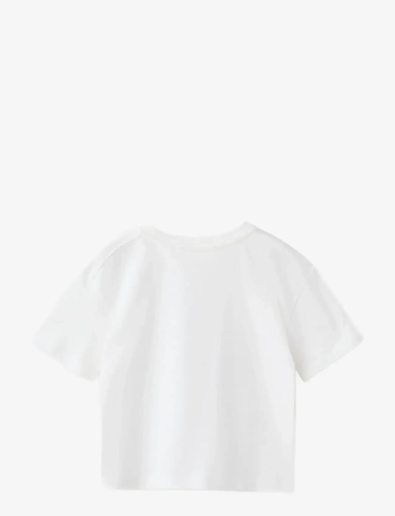 Mango - Printed cotton-blend t-shirt - kortærmede t-shirts - white - 1