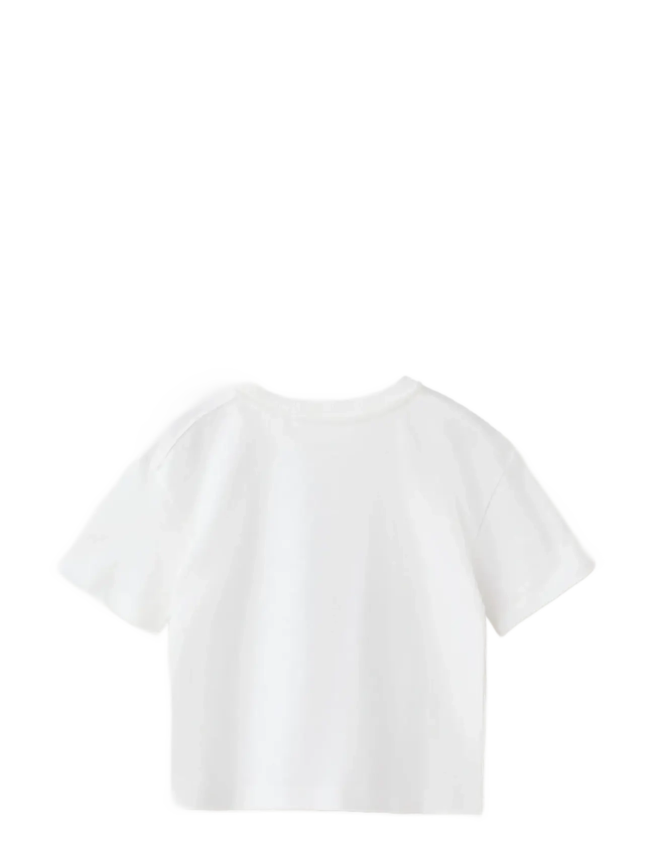 Mango - Printed cotton-blend t-shirt - kortærmede t-shirts - white - 1
