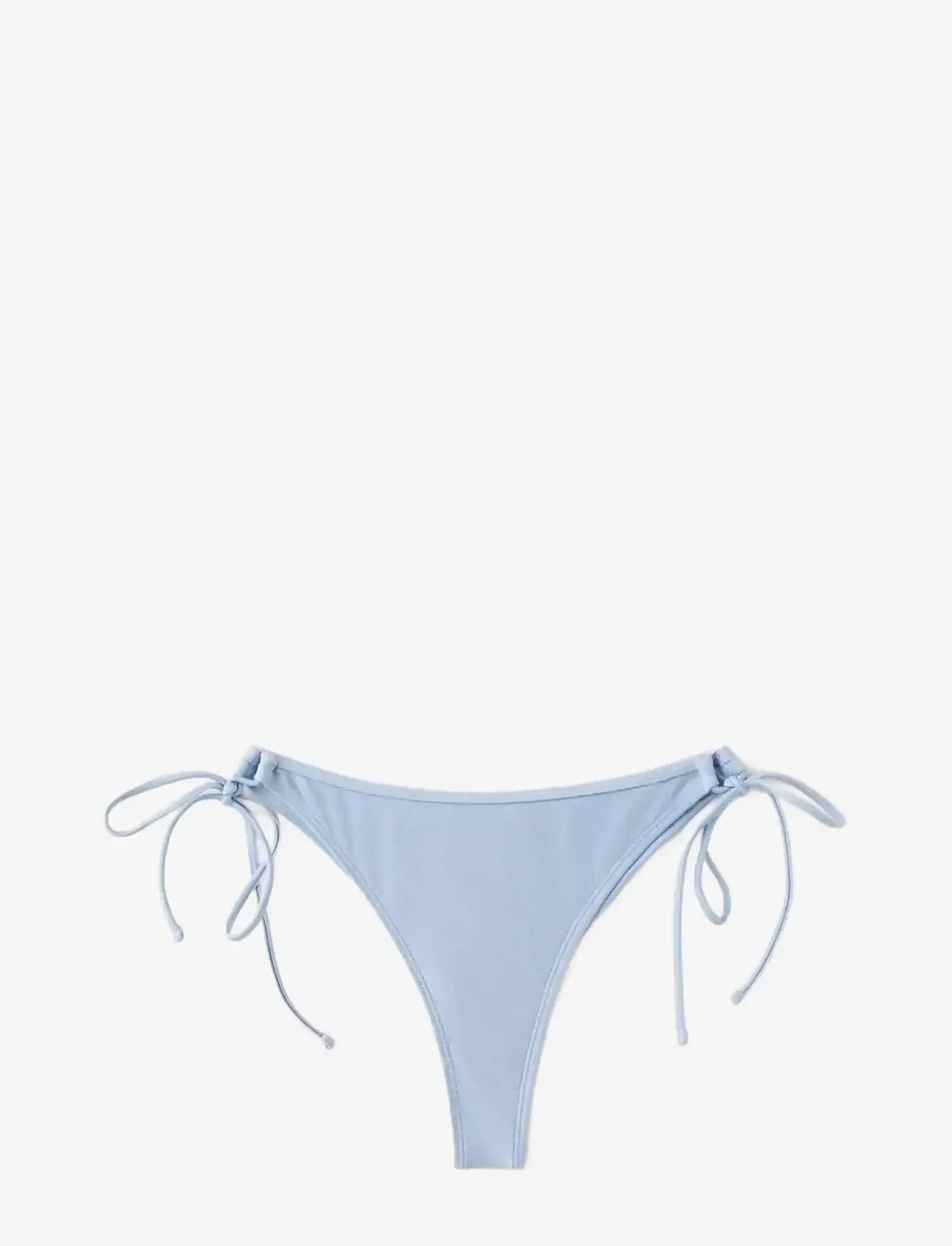 Mango - Brazilian satin-effect bikini knickers - side tie bikinier - lt-pastel blue - 1