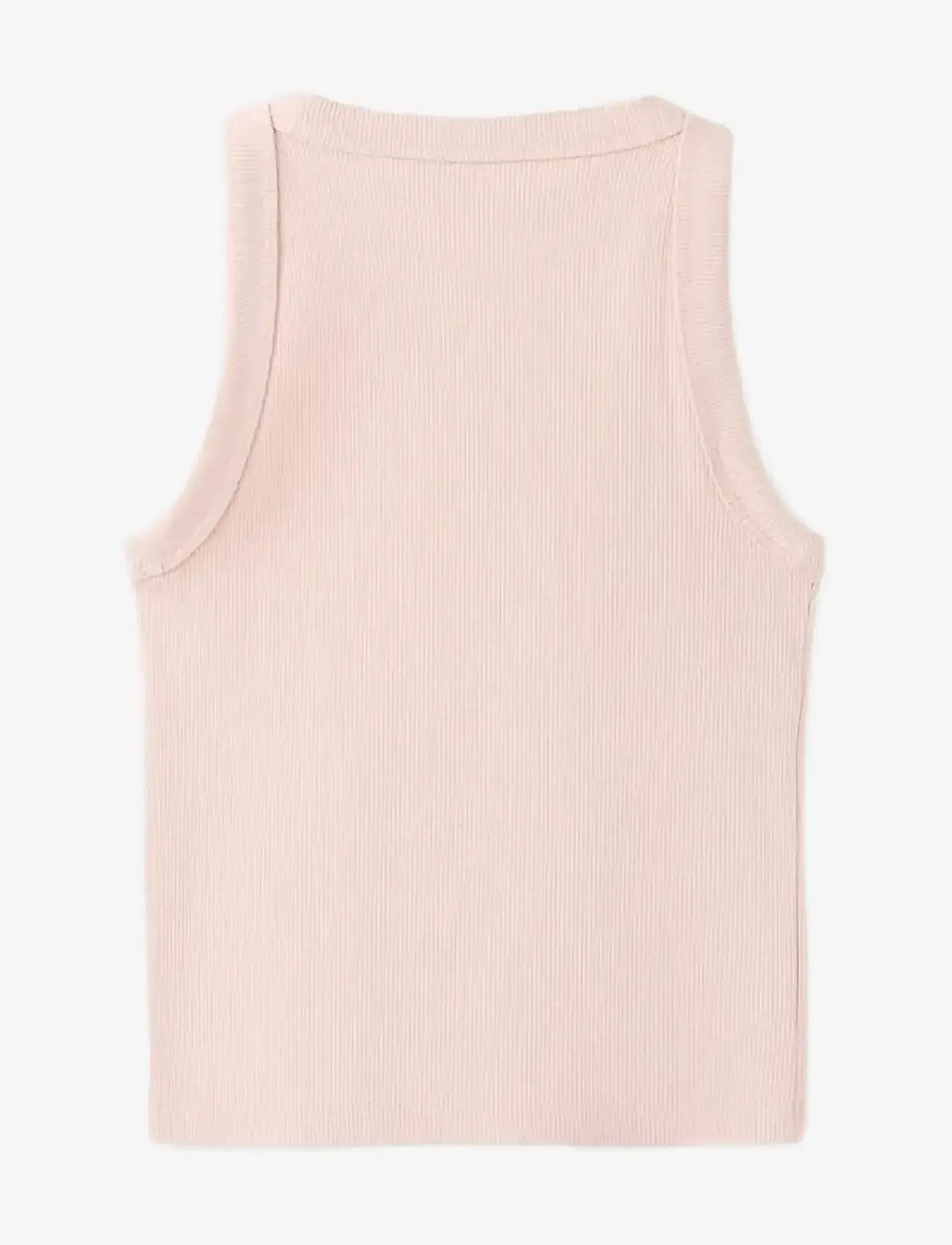 Mango - Ribbed cotton-blend top - Ærmeløs undertrøje - pink - 1