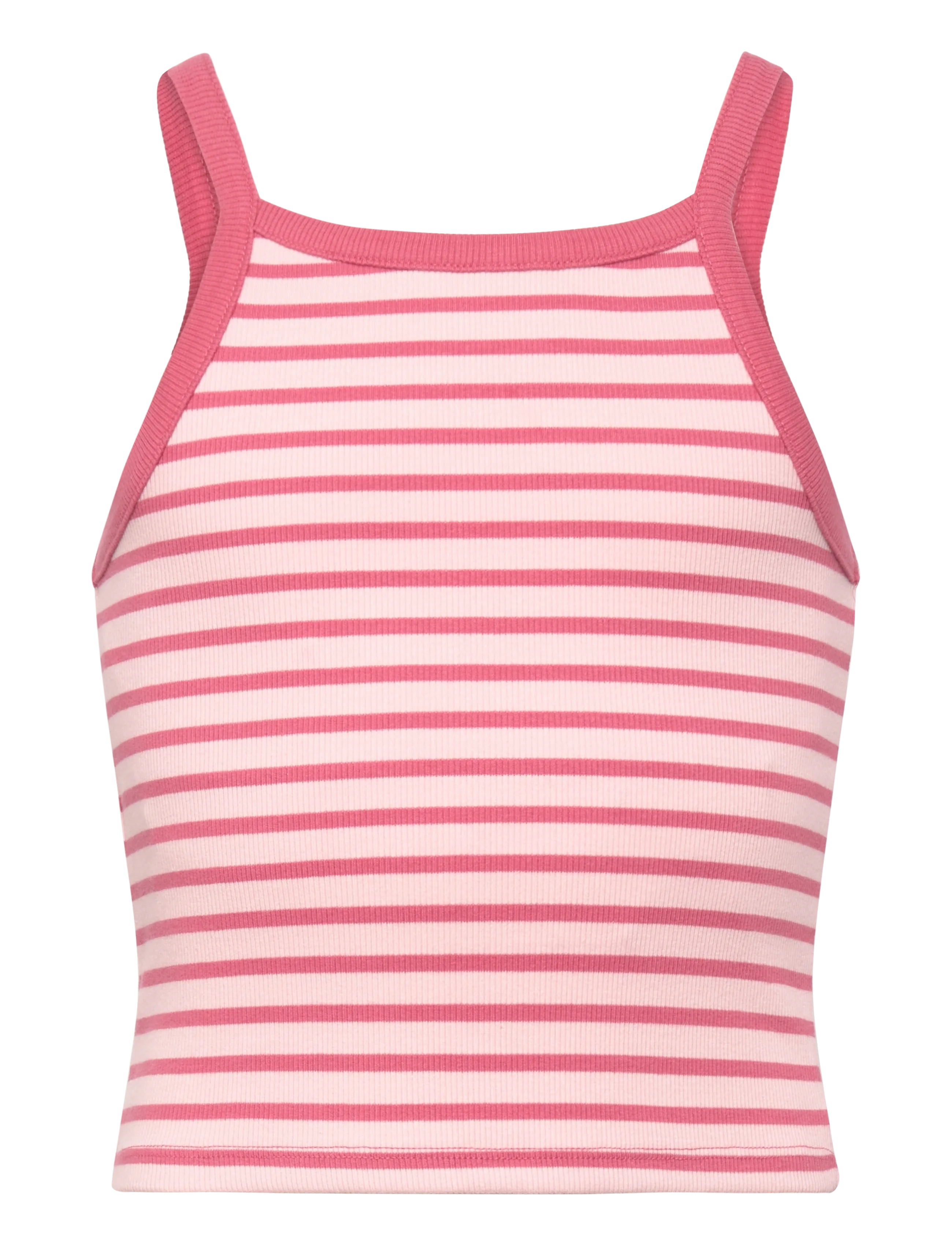 Mango Striped Strap T-Shirt, 9-10, T-shirts, Mehrfarbig/gemustert - Sleeveless, Kinder