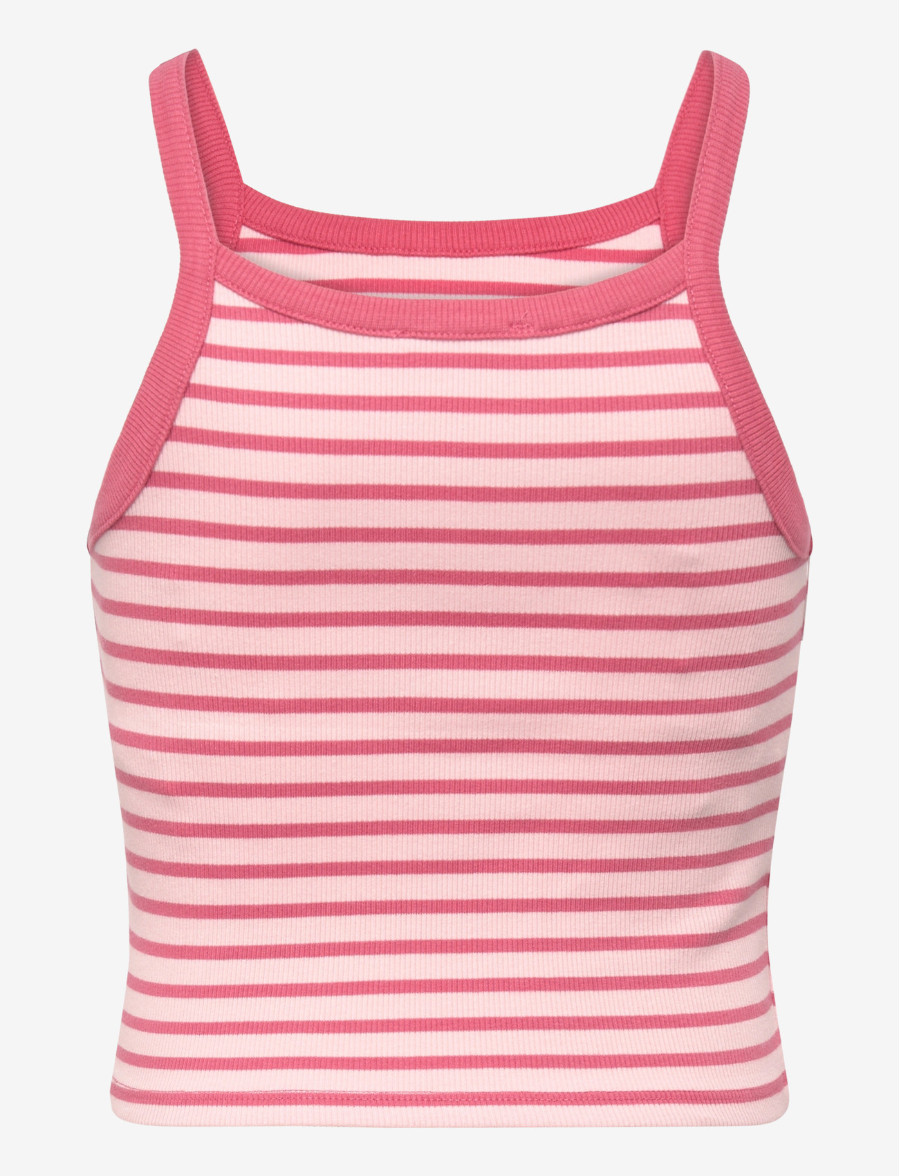 Mango - Striped strap T-shirt - Ærmeløs undertrøje - pink - 1
