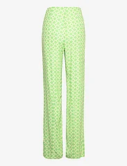 Mango - Flowy printed trousers - laveste priser - green - 1