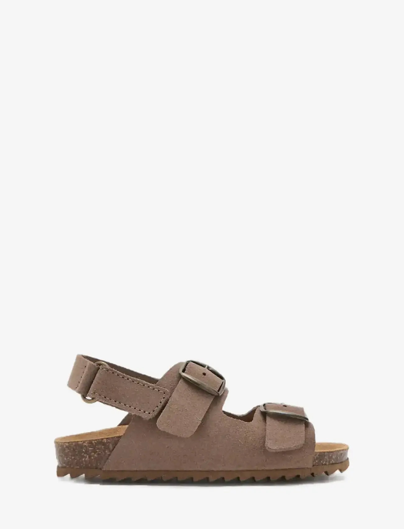 Mango - Buckles leather sandal - sandaler - medium brown - 0