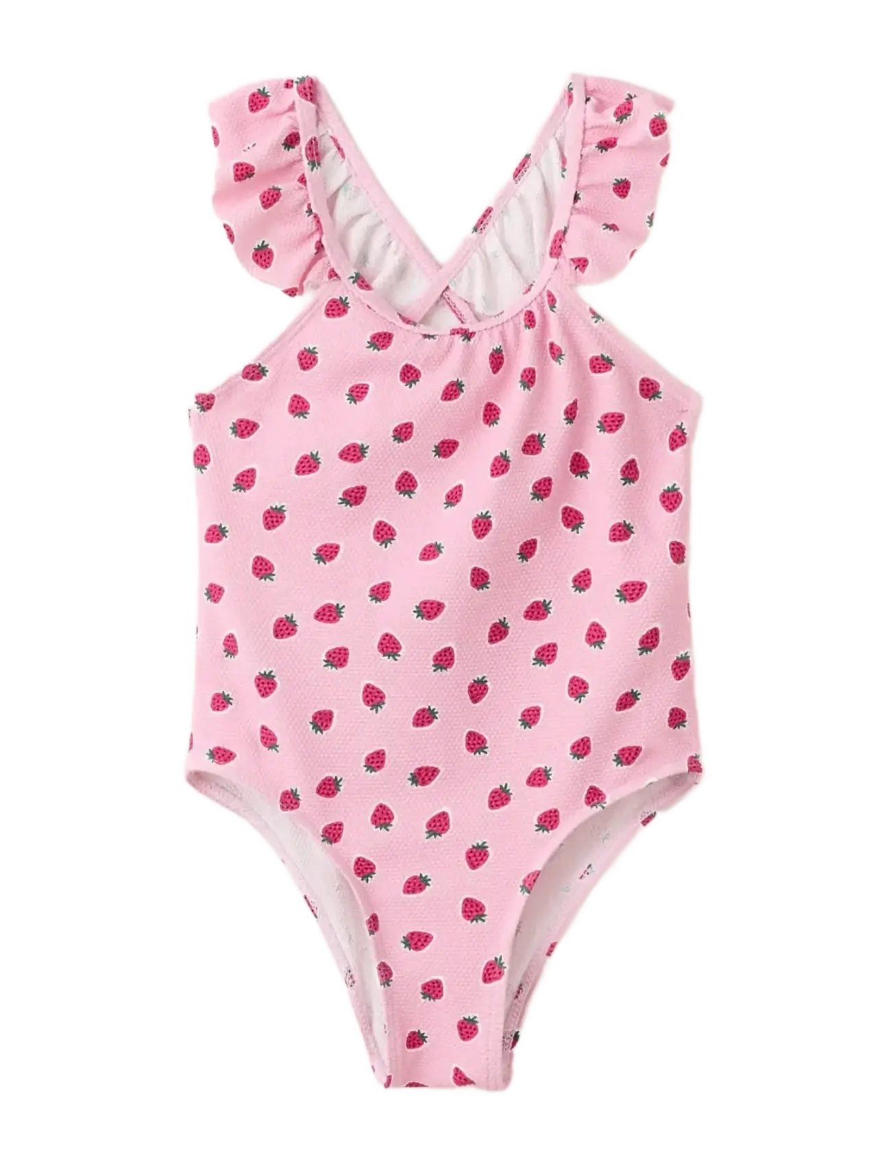Mango Strawberry Print Swimsuit, 2-3, Bademode, Rosa - Swimsuits, Kinder