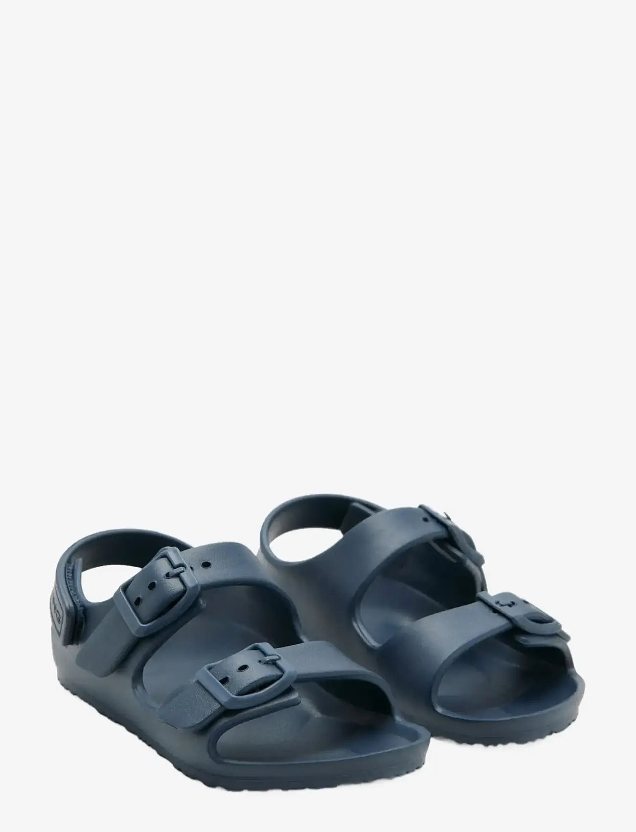 Mango - Rubberised buckle sandals - sandaler - navy - 1