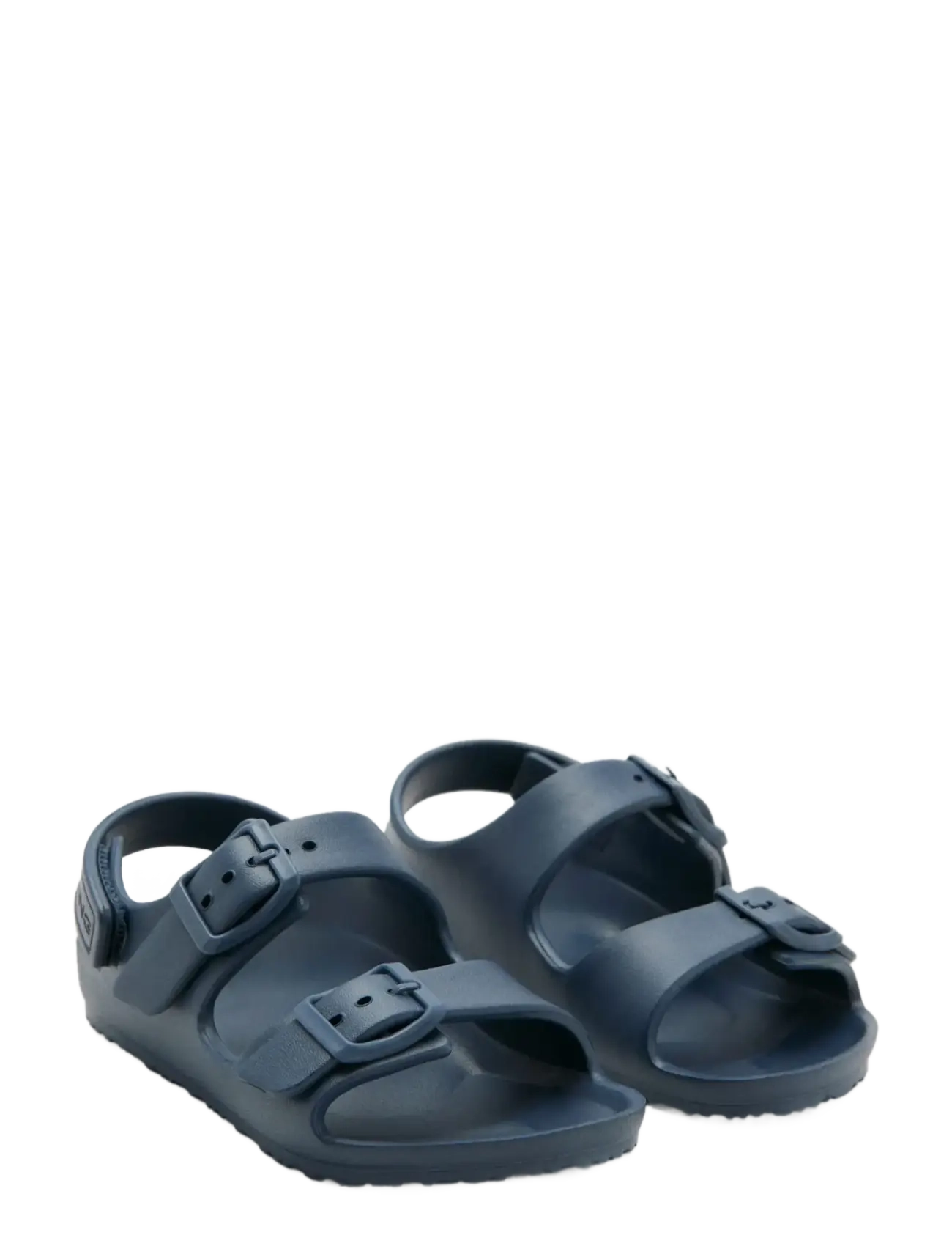 Mango - Rubberised buckle sandals - sandaler - navy - 1